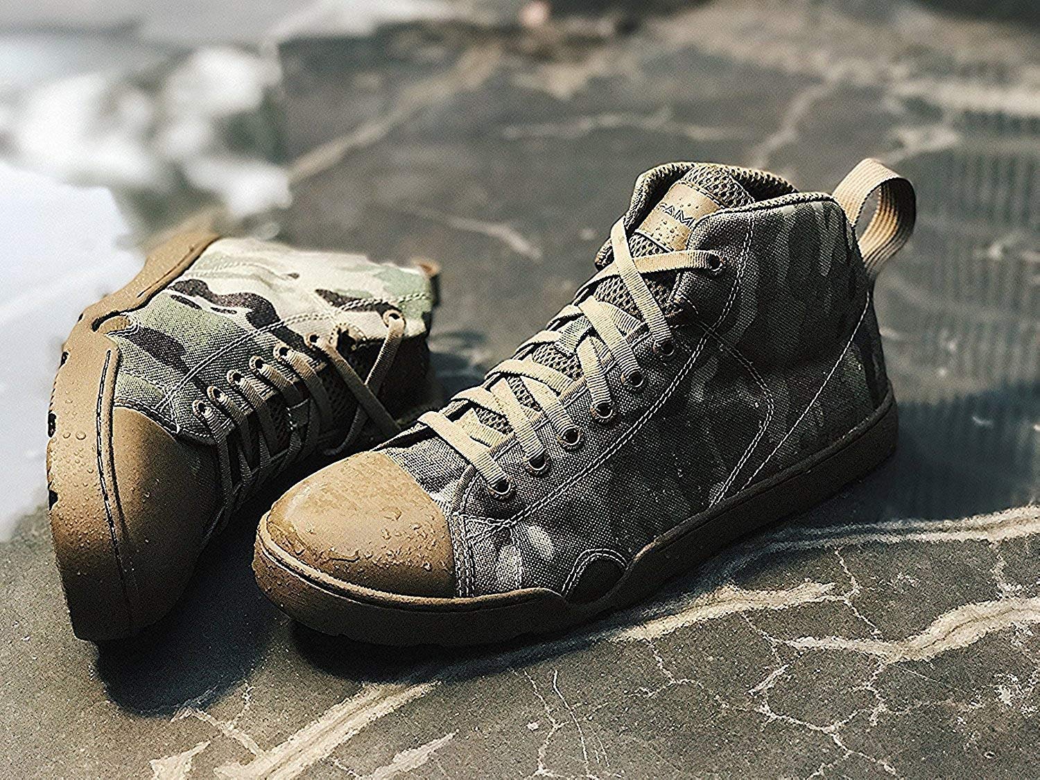 Altama Men's Maritime Mid Cut Tactical Boots - Waterproof, Lightweight & Durable for Outdoor, Hiking, and Military Use