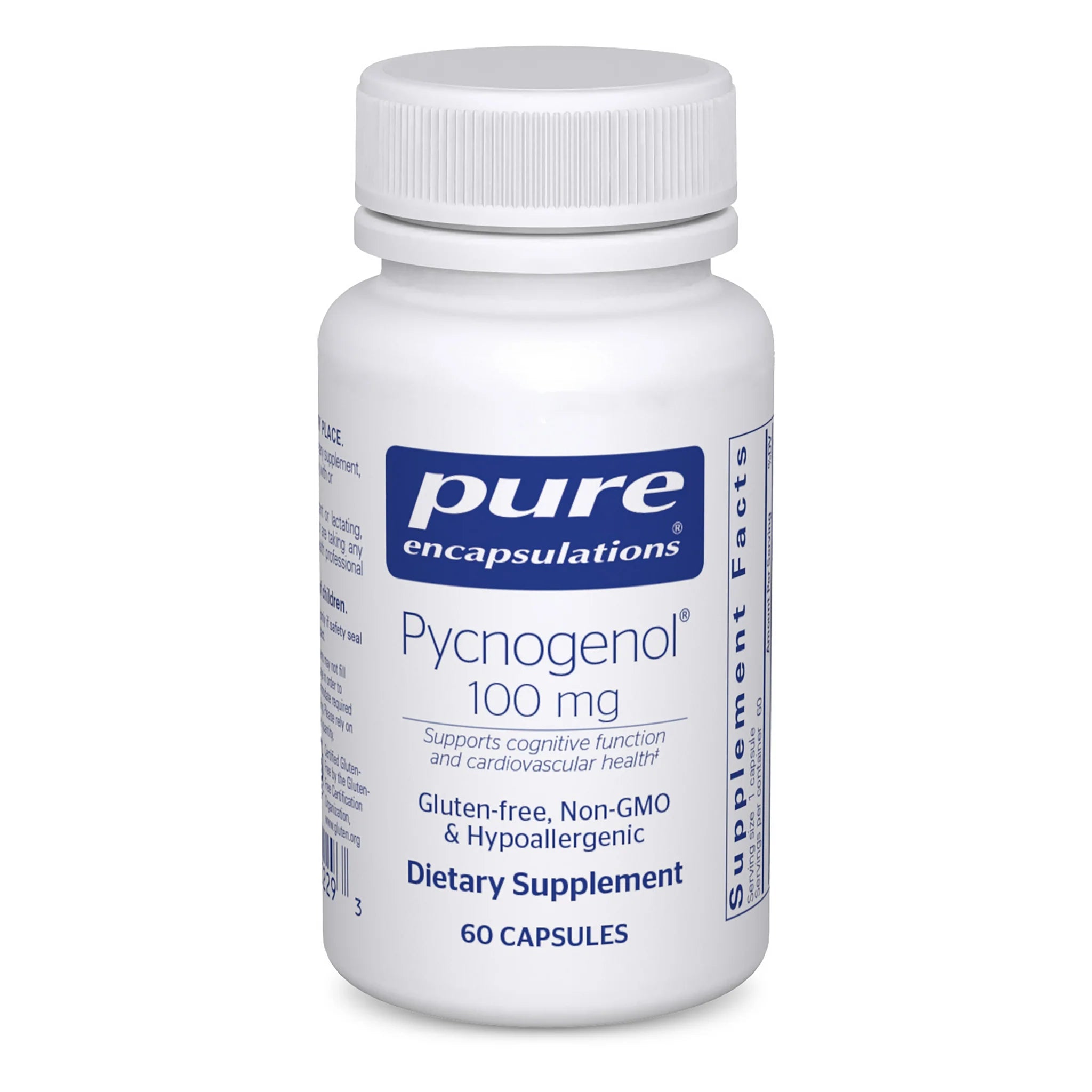 Pycnogenol® 100 mg Supplement | French Maritime Pine Bark Extract | Antioxidant Support for Skin Health, Circulation & Joint Care | Daily Wellness & Anti-Aging Solution