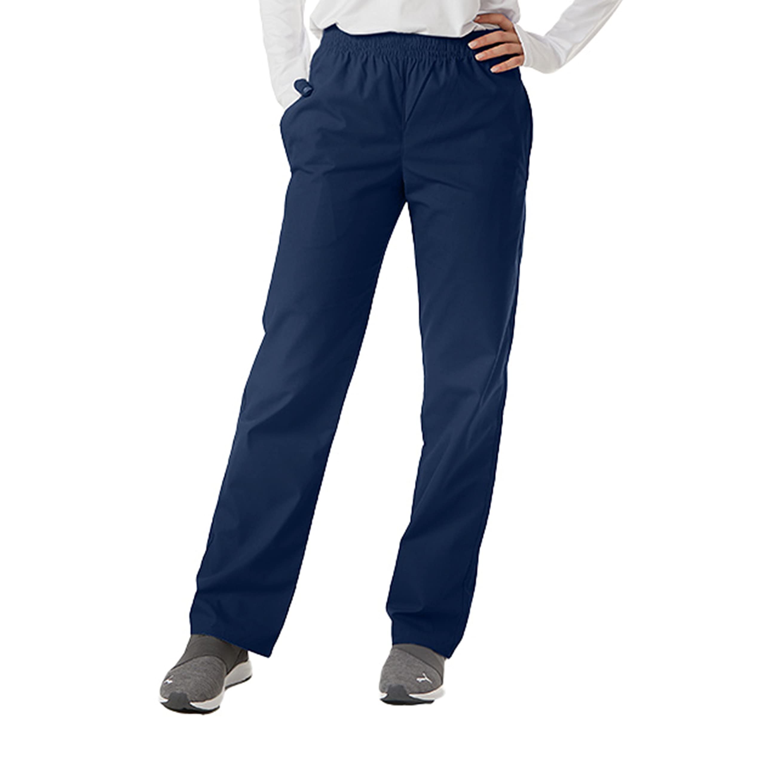**Unisex Ultrasoft Classic Scrub Pants - Elastic Waist, Cargo Pockets for Medical Professionals & Healthcare Workers - Perfect for Hospitals, Clinics & Nursing**