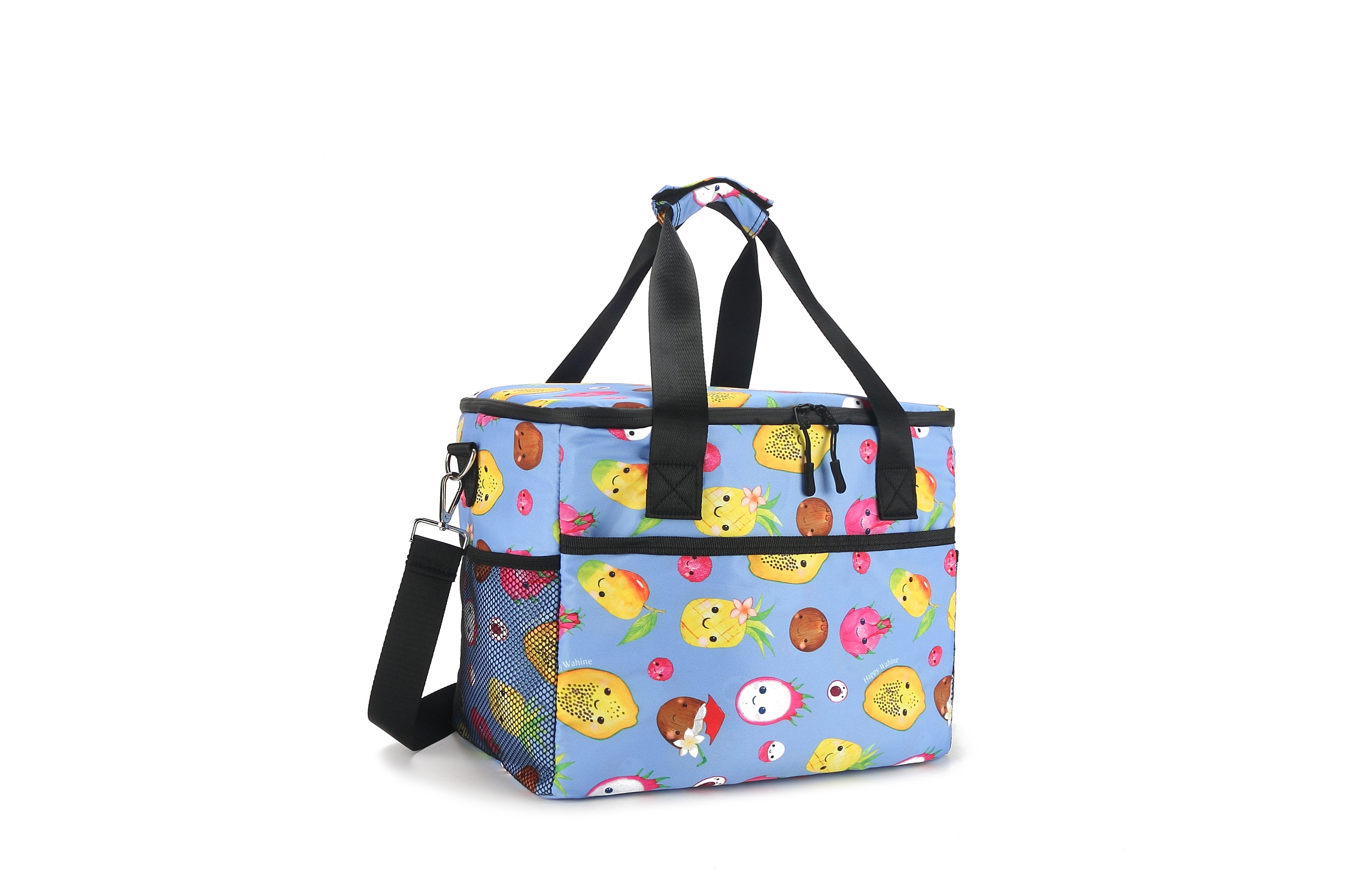 Premium Insulated Cooler Tote Bag - Large Capacity for Picnics, Beach Trips & Outdoor Adventures - Hawaii Lavender Design - Perfect for Groceries, Fruits & Drinks