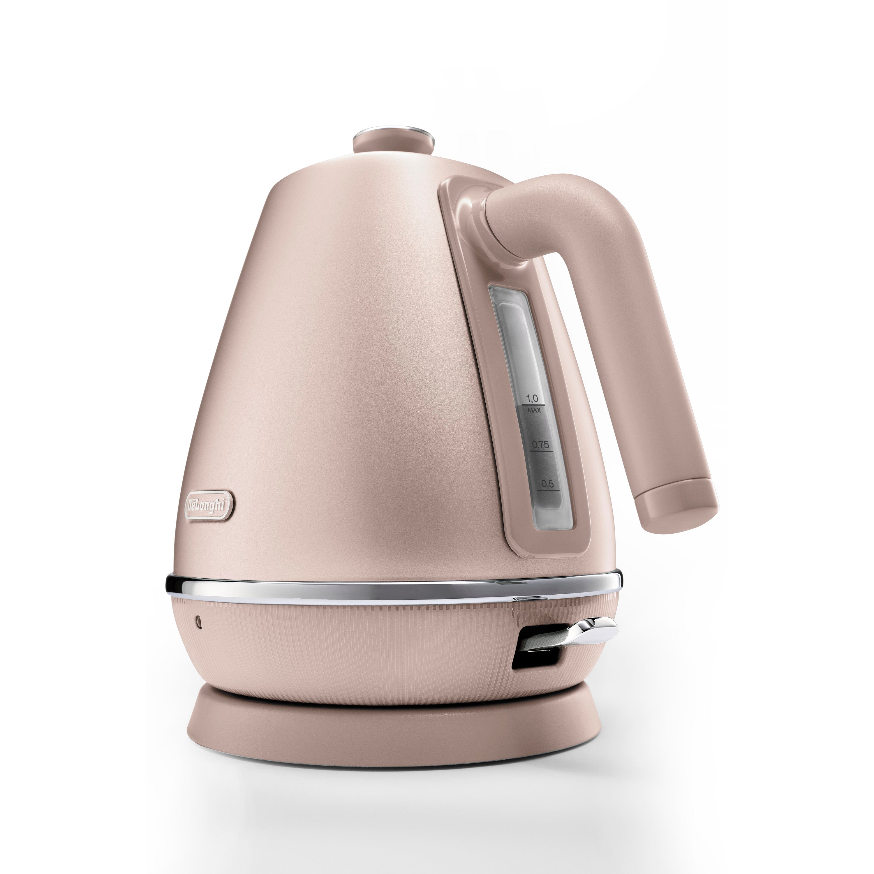 De'Longhi KBIN2000 Distinta Perla Electric Kettle - 1.7L Fast Boiling, Stainless Steel, Auto Shut-Off & Boil-Dry Protection - Perfect for Home, Office & Tea Lovers
