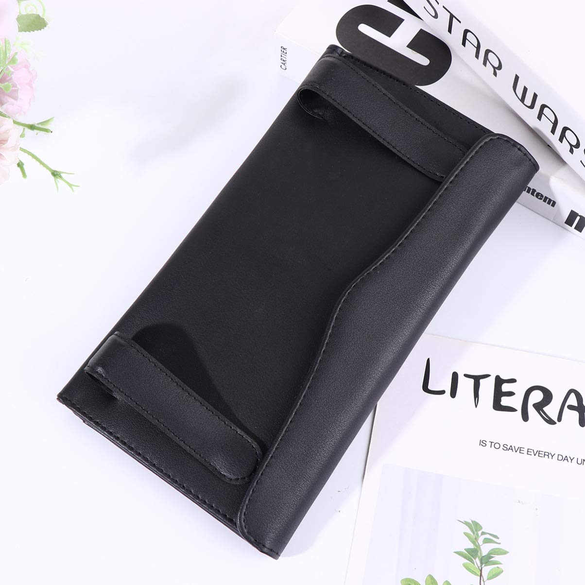 Premium Car Visor Tissue Box Holder - Black Hanging Tissue Dispenser for Vehicles, Cars & SUVs | Perfect for Road Trips, Commuting & Family Travel Accessories