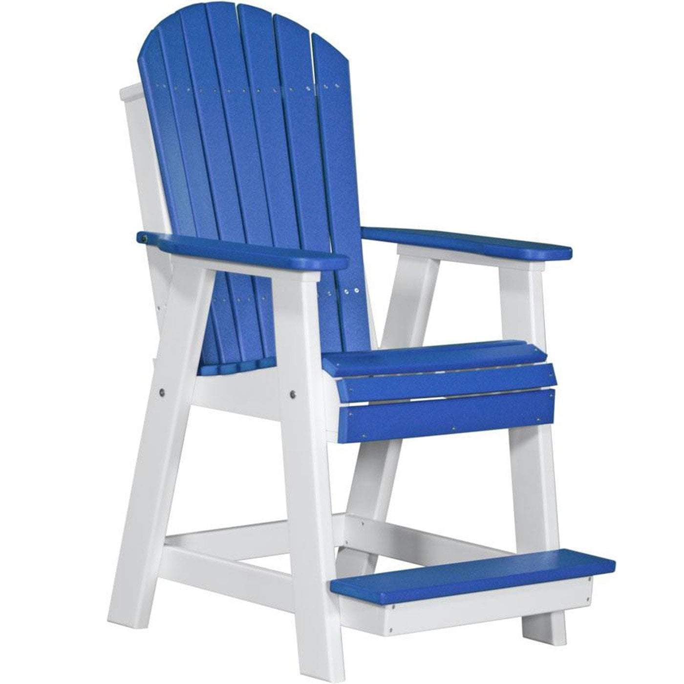 Blue On White