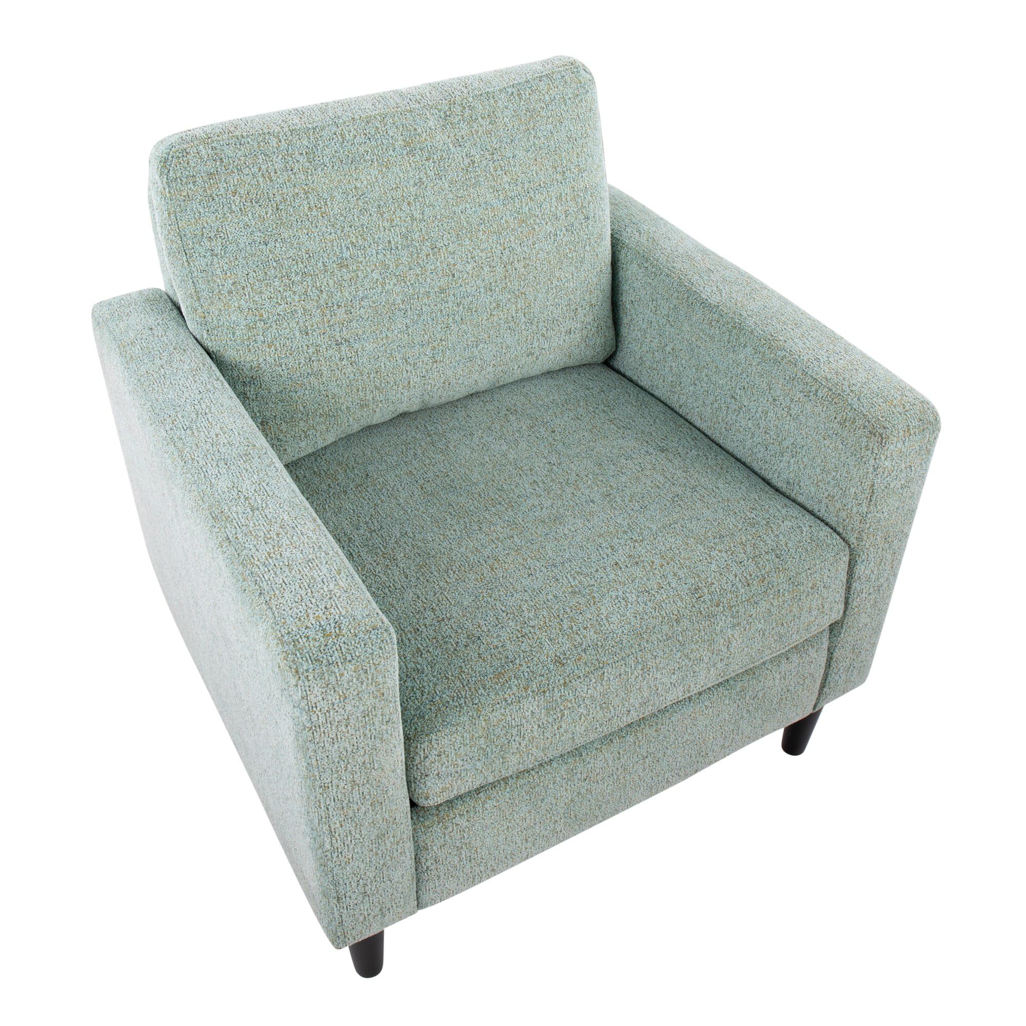 LumiSource Wendy Fabric Accent Chair - Modern Armchair for Living Room & Bedroom - Comfortable Contemporary Seating for Home Office, Reading Nook & Lounge Areas