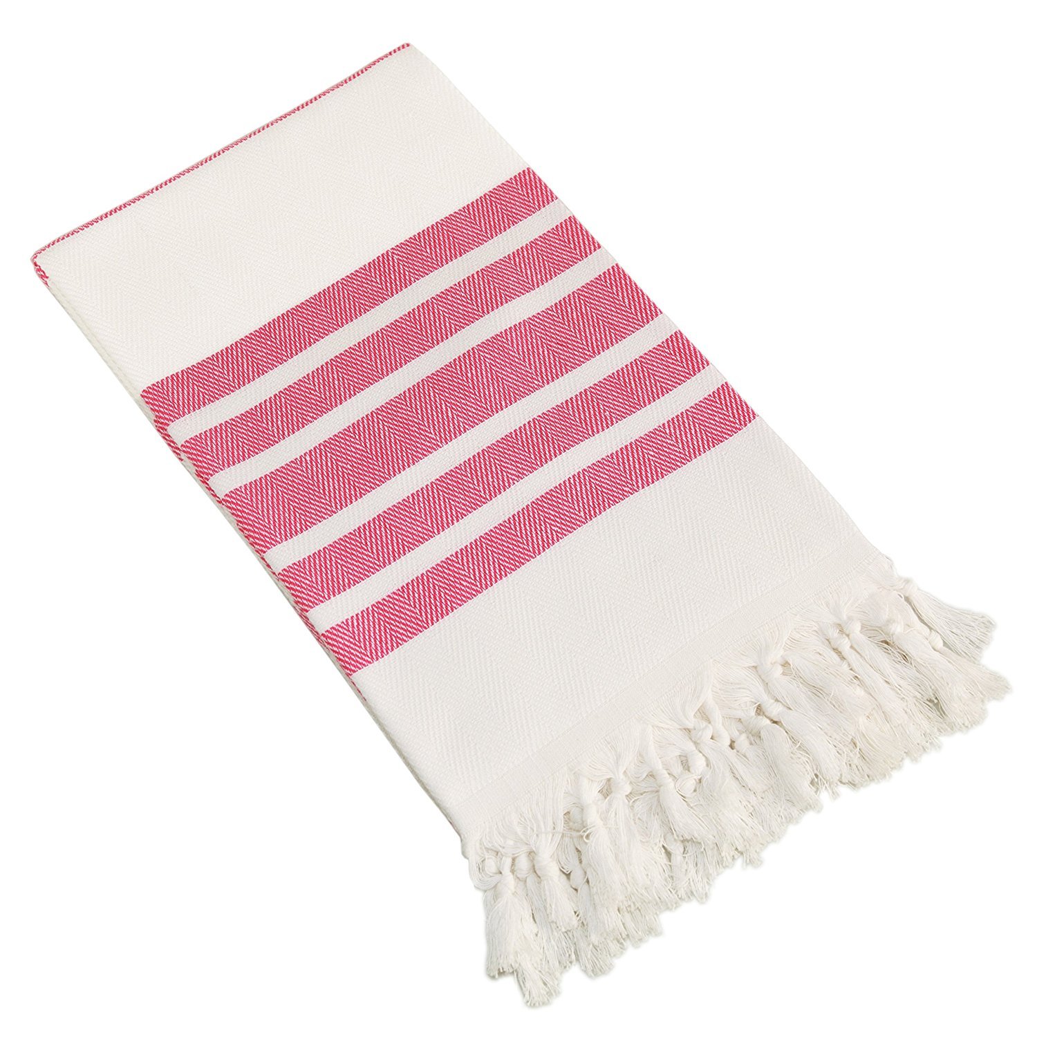 4 Pack Herringbone Turkish Peshtemal Towels - 100% Cotton Large 38