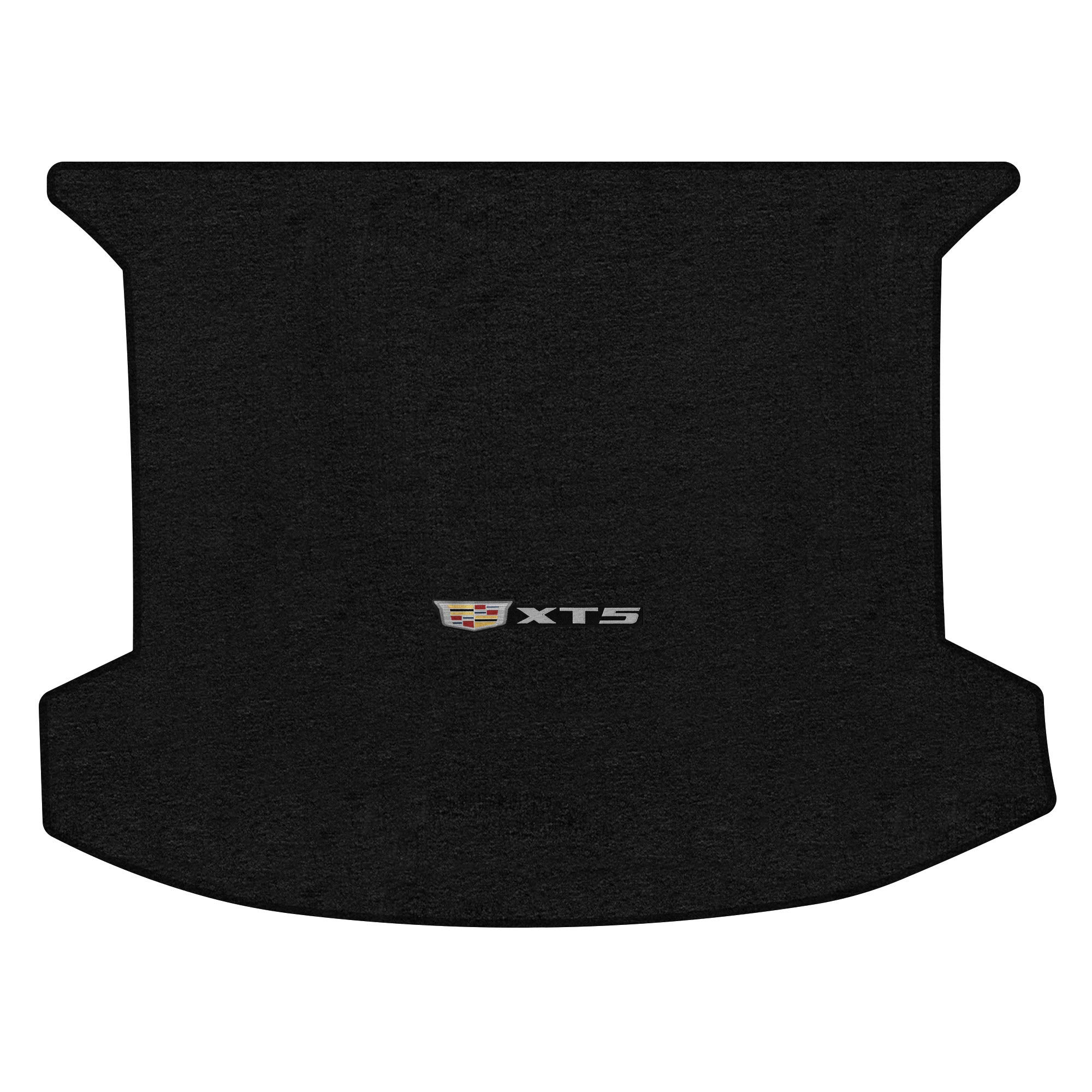 Premium Custom-Fit Carpeted Floor Mats for Cadillac XT5 2017-2023 - Luxury Car Floor Liners with XT5 Logo (Charcoal, Cargo Mat) - Perfect for All-Weather Protection & Interior Style Enhancement