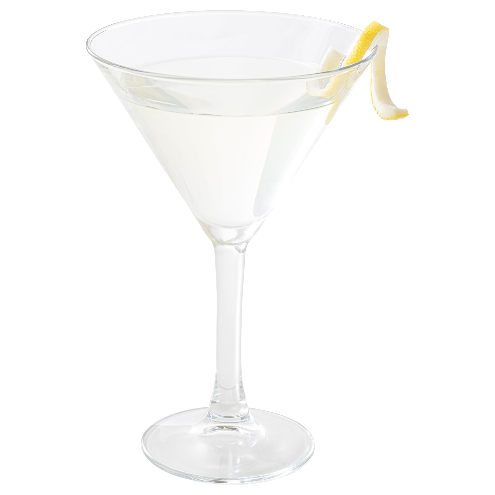 Premium Restaurantware Cascata 12-Piece 9oz Stemmed Martini Glass Set - Chip-Resistant Tempered Fine-Blown Glass Cocktail Glasses, Dishwasher Safe for Martinis, Cosmopolitans & Cocktail Parties | Elegant Barware for Home Entertaining & Professional Mixology