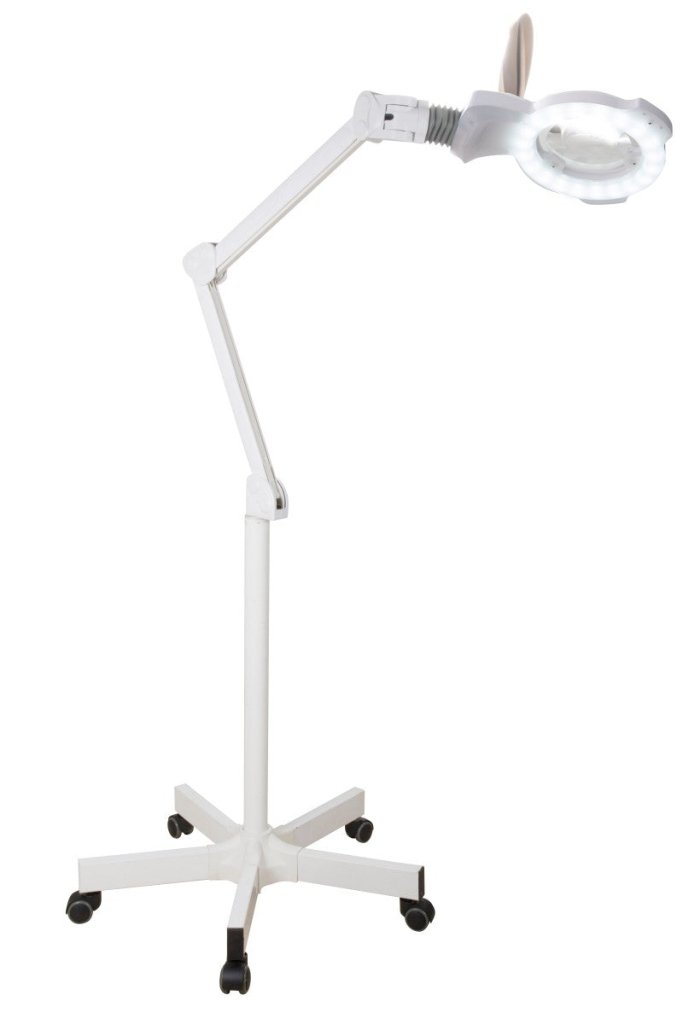 Silverfox Magnifying Lamp 1006 - 5X Magnifier with LED Light for Reading, Crafts, Jewelry Making & Hobbies - Perfect for Seniors, Watch Repair & Detailed Work