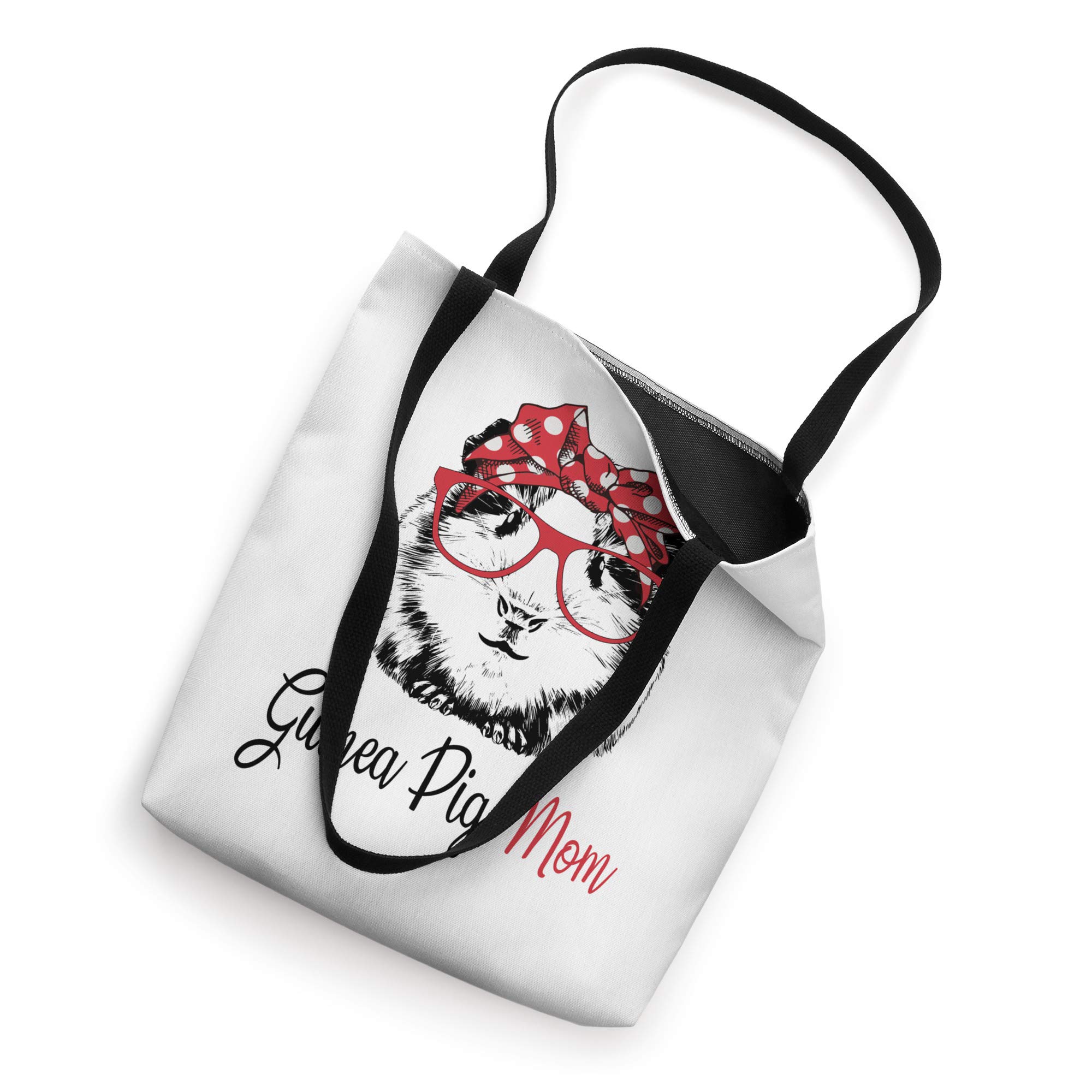 Cute Guinea Pig Tote Bag for Women - Large Canvas Shopping Bag with Pockets - Perfect for Grocery Shopping, Beach Trips & Daily Use