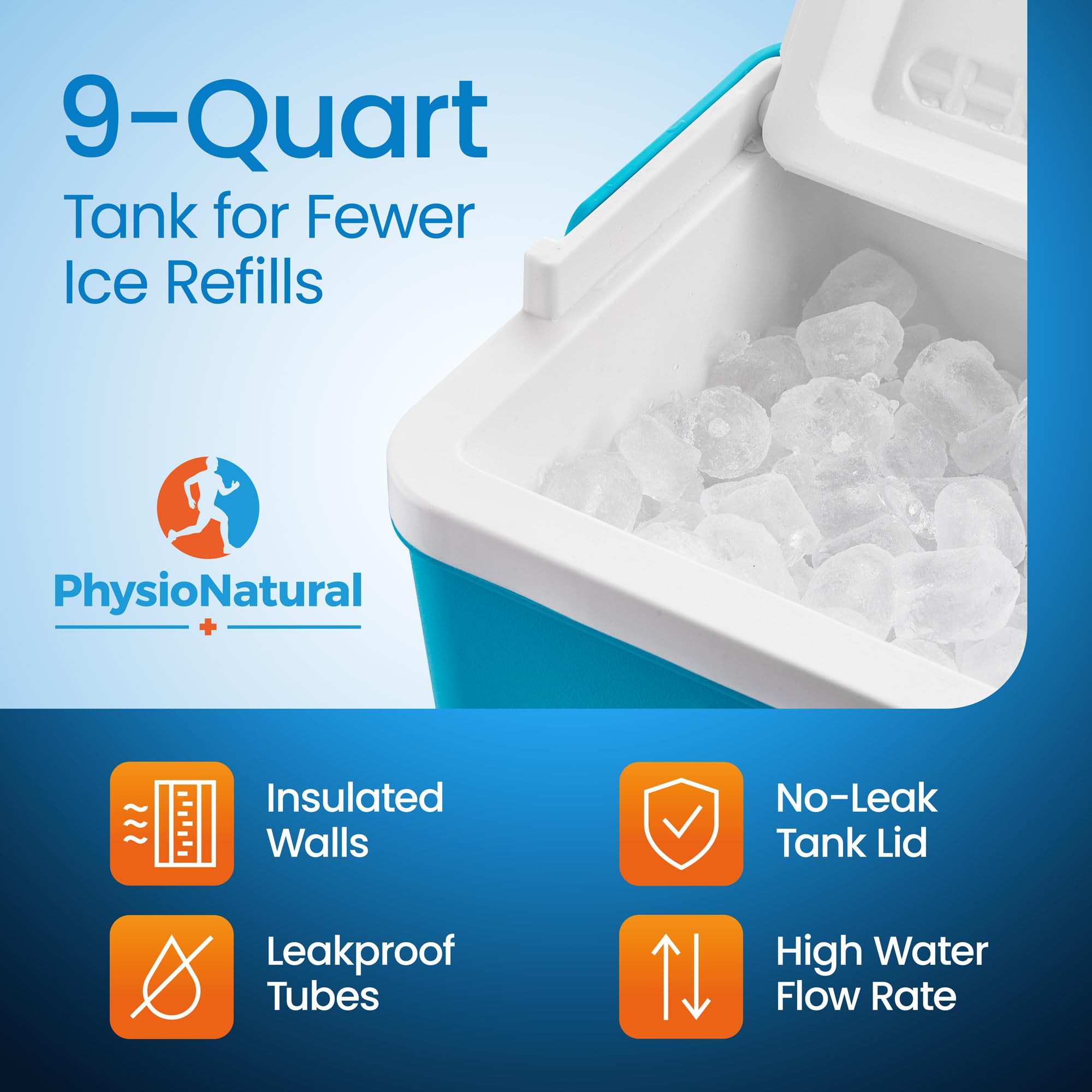 Cold Therapy Machine for Knee Pain Relief – Cryotherapy Freeze Kit System with Adjustable Knee Pad & Digital Timer – Post-Surgery Recovery, ACL/MCL Injury, Swelling & Sprain Treatment – Ideal for Athletes, Post-Op Care & Joint Pain Management