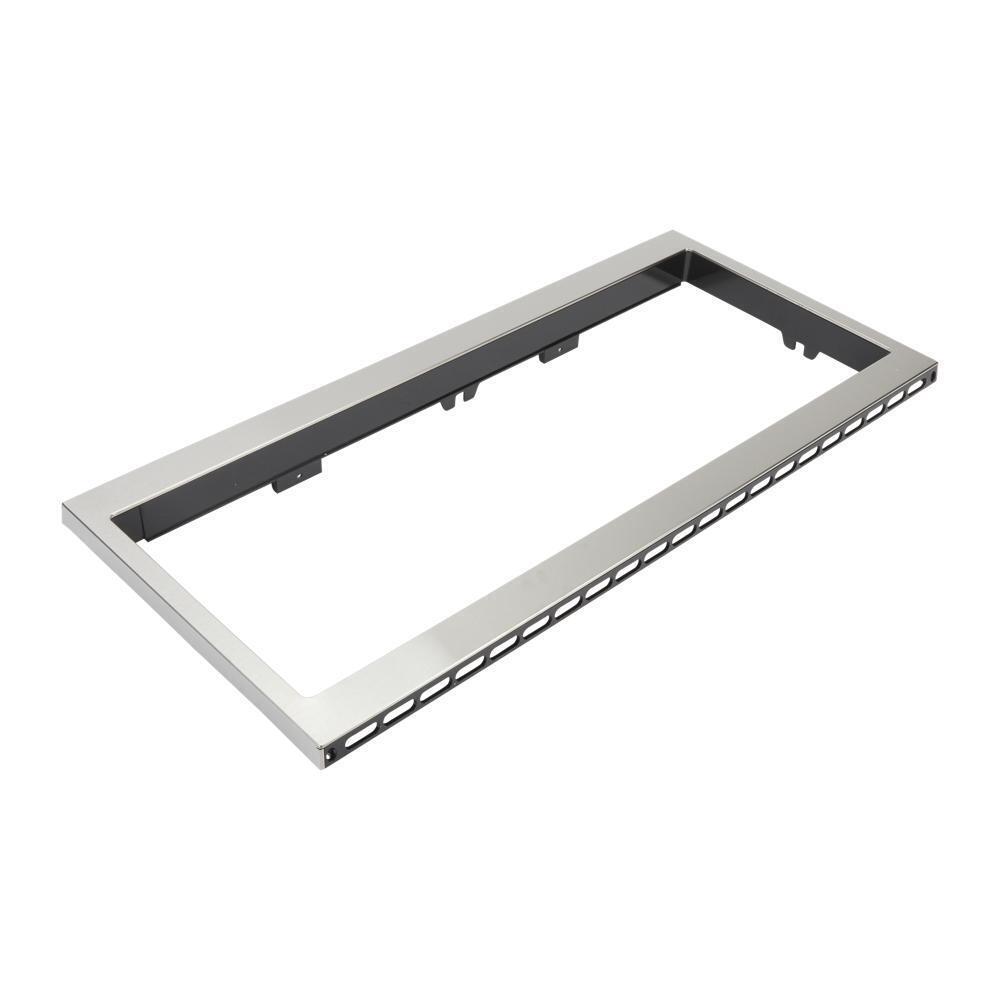 Amana W11451308 Built-In Low Profile Microwave Slim Trim Kit - Stainless Steel - Perfect for Modern Kitchen Remodeling & Space-Saving Design