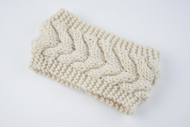 Warm Acrylic Thick Wool Knitted Headband for Women - Winter Fashion Hair Accessories - Perfect for Outdoor Activities & Cold Weather