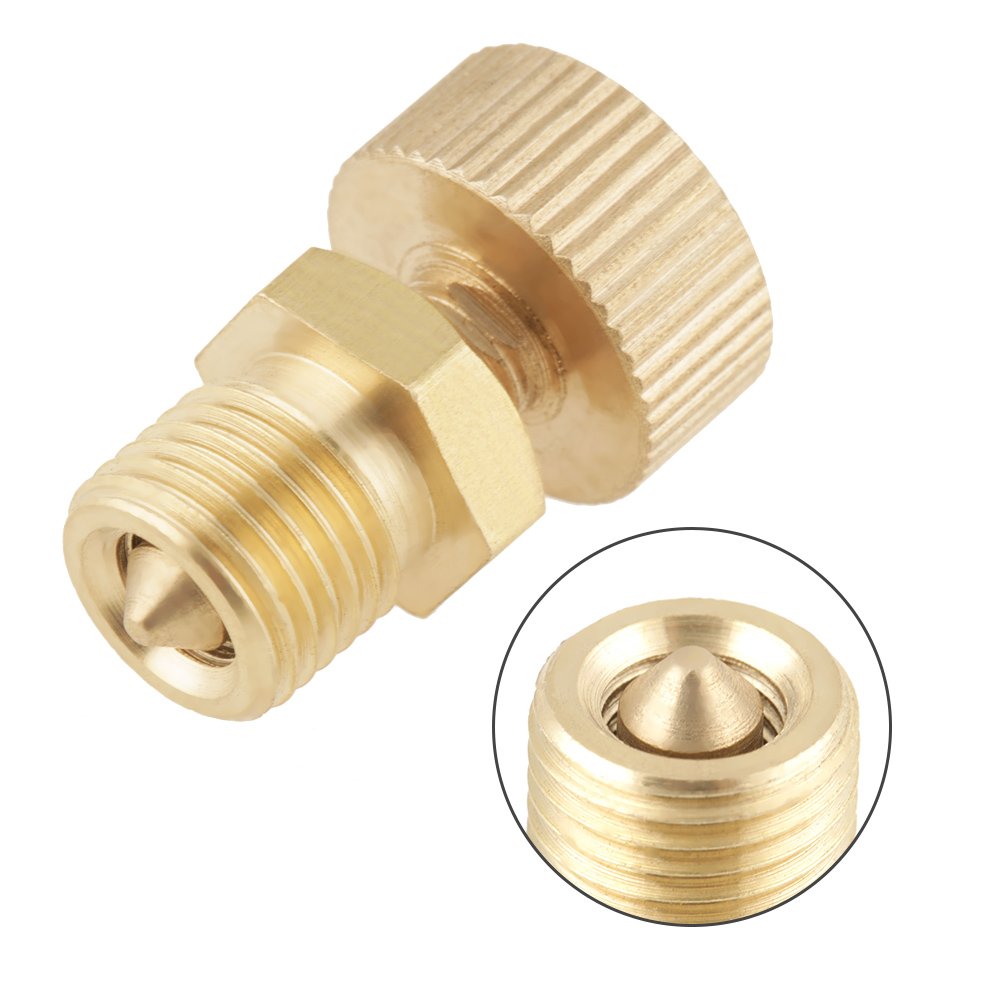 High Pressure Brass Bleed Valve Screw - Air Release Valve for Electric Pumps | Durable Accessory for Hydraulic Systems & Pressure Washers