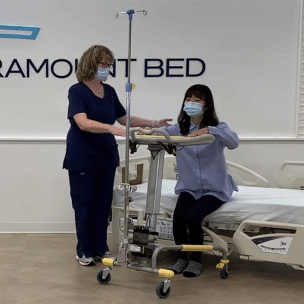 Paramount Adjustable Height Folding Walker with Hand Brakes - Lightweight Mobility Aid for Seniors & Adults - Ideal for Indoor & Outdoor Use, Recovery & Stability Support