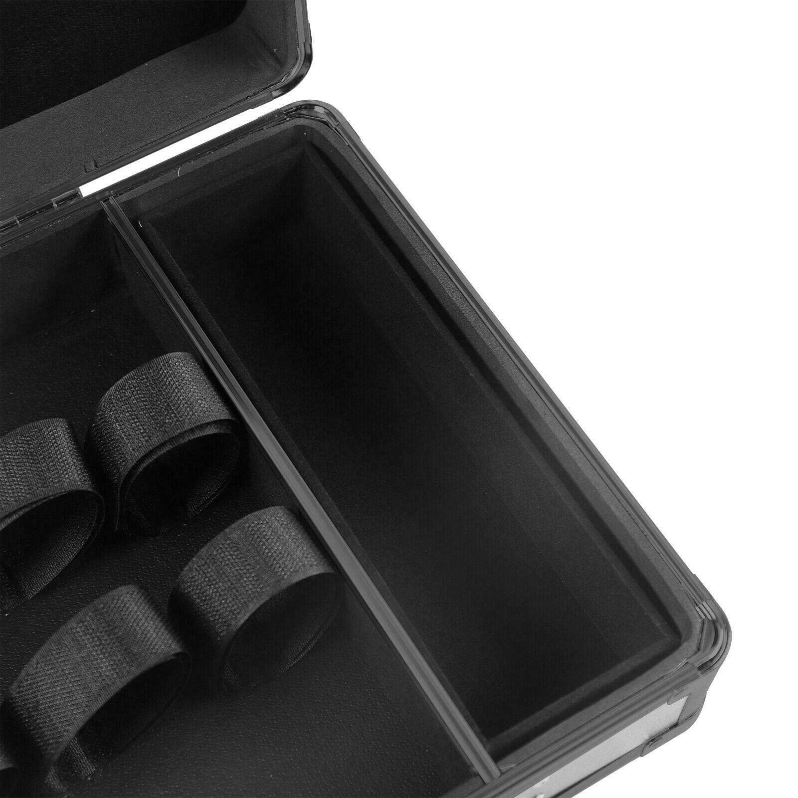 Professional Barber Carrying Case for Clippers & Scissors - Heavy Duty Salon Stylist Tool Box with Secure Code Lock (Black) - Perfect for Mobile Barbers, Salon Professionals & Traveling Hairstylists