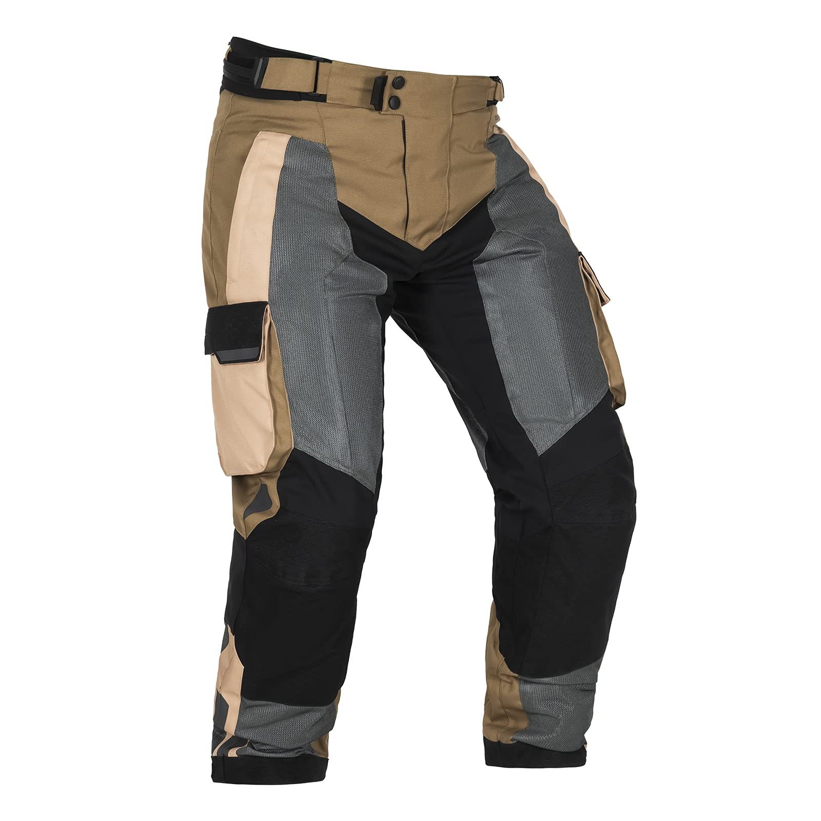 Tourmaster Men's Ridgecrest Motorcycle Pants - Durable Riding Pants for Men with CE Armor & Ventilation - Perfect for Adventure Touring & Long-Distance Motorcycle Trips