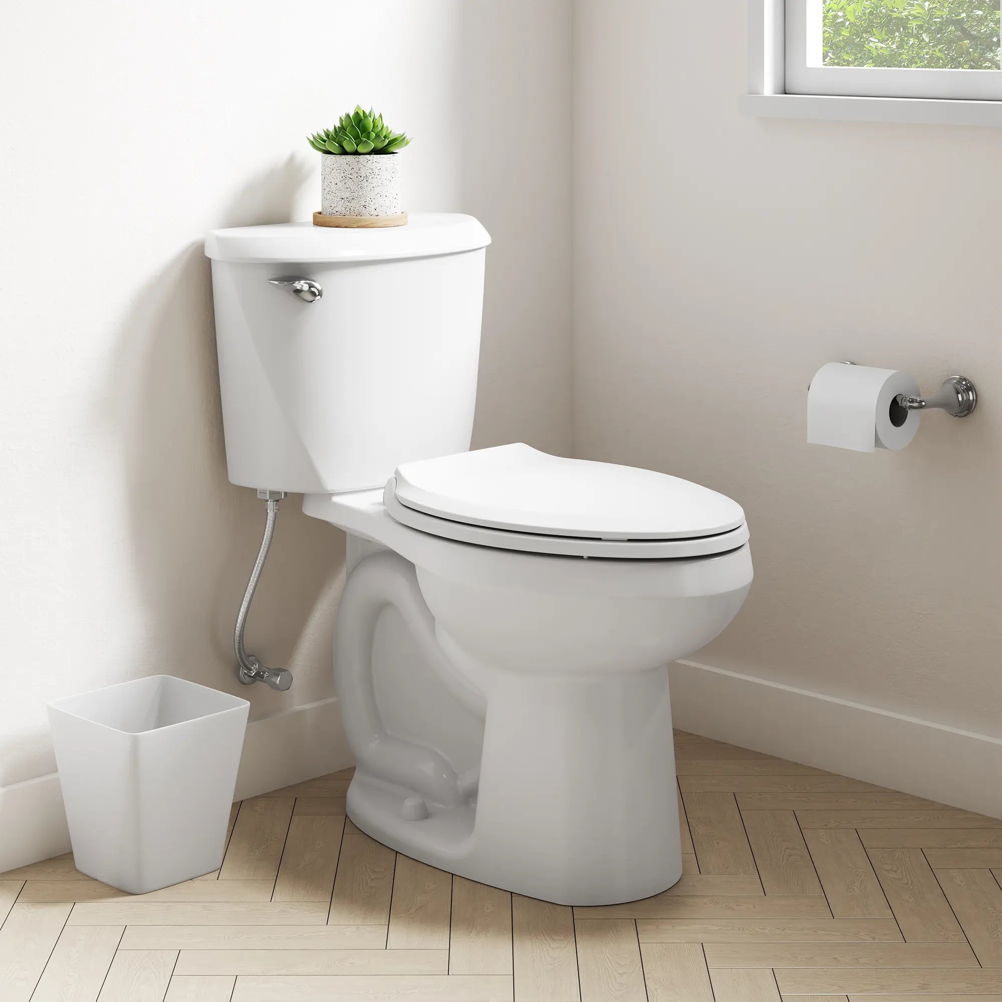 Colony® 3 Chair Height Elongated Toilet Bowl - Comfortable ADA Compliant Toilet for Bathroom, Home & Office Use