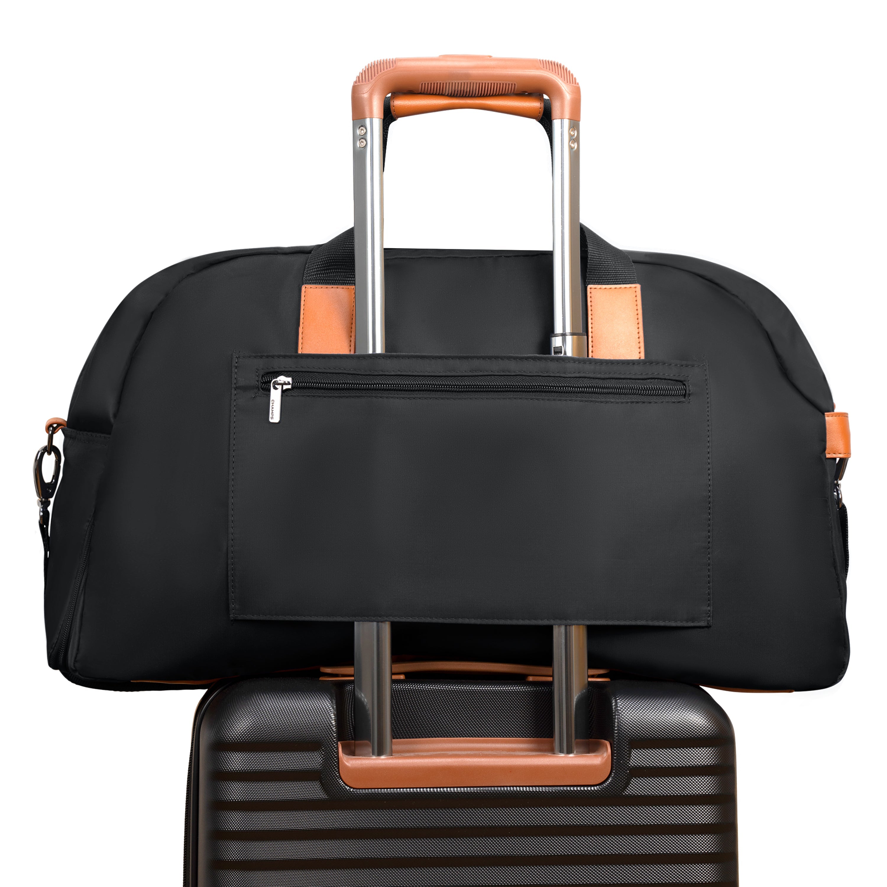 Vintage Weekender Duffle Bag for Travel, Gym & Weekend Getaways - Water-Resistant Carry-On Luggage with Spacious Storage