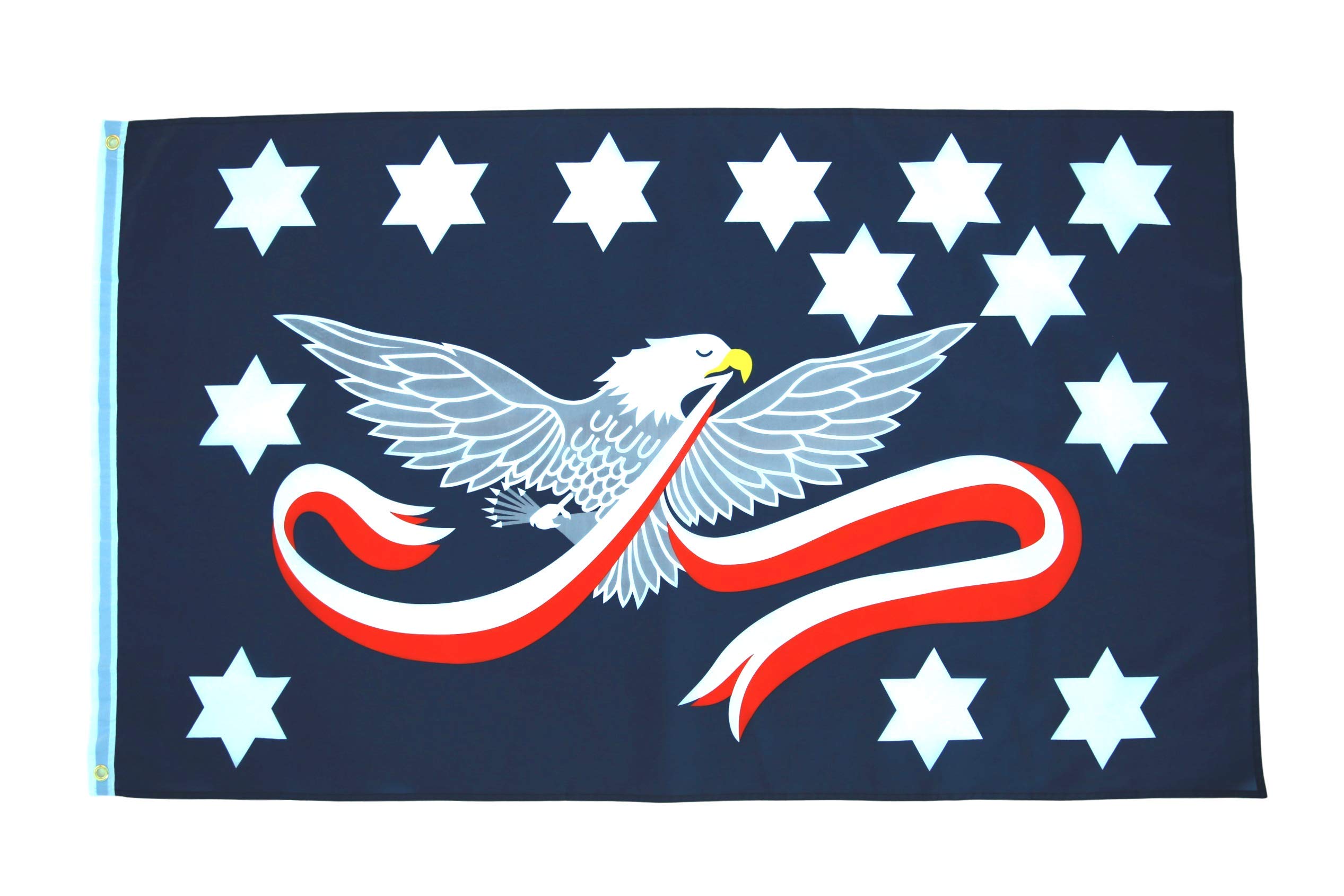 3x5 Whiskey Rebellion Flag - 100% Polyester, Double Stitched Edges with Brass Grommets - Historical American Libertarian Banner - Perfect for Patriotic Displays, Reenactments & Home Decor