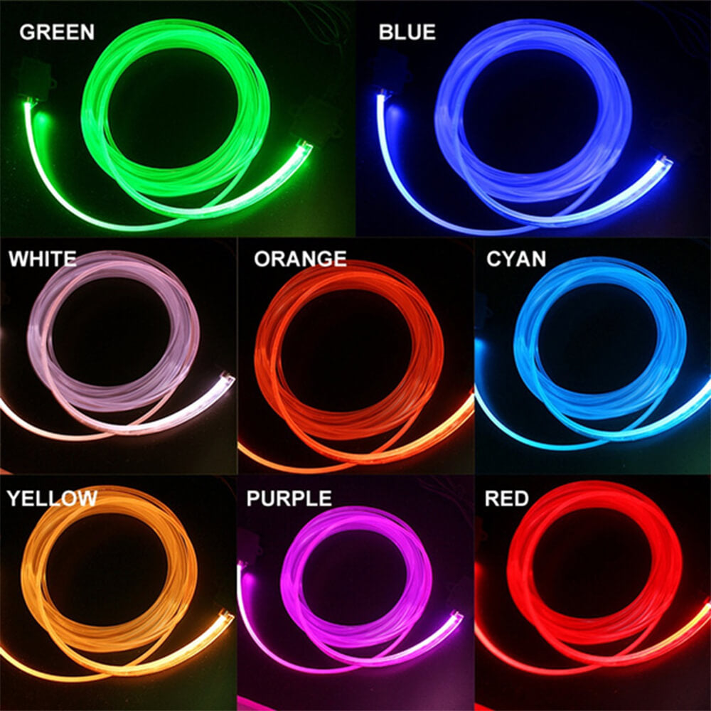 13.1FT LED Car Interior Atmosphere Strip Lights - Remote Controlled Auto Lighting for Cars, Trucks & SUVs - Perfect for Mood Lighting, Accent Decor & Night Driving
