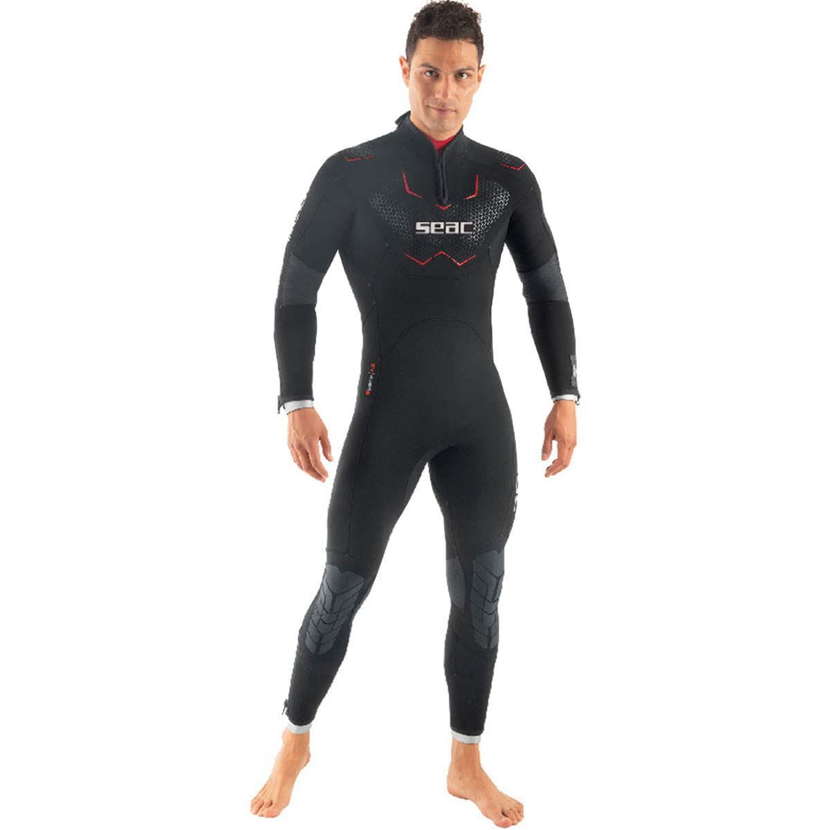 SEAC Space Man 5MM Neoprene Wetsuit for Scuba Diving, Snorkeling & Surfing - Men's Thermal Protection in Cold Water