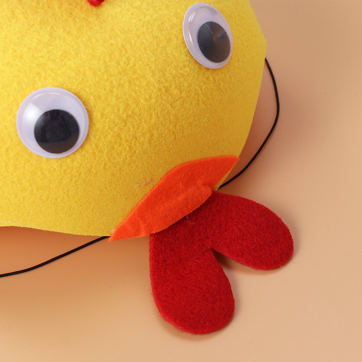 BESPORTBLE Cartoon Chicken Headdress Hat for Kids - Fun Animal Costume Accessory for Birthday Parties, Halloween, Kindergarten Shows & Cosplay Events - Perfect for Dress-Up, Role Play & Themed Celebrations
