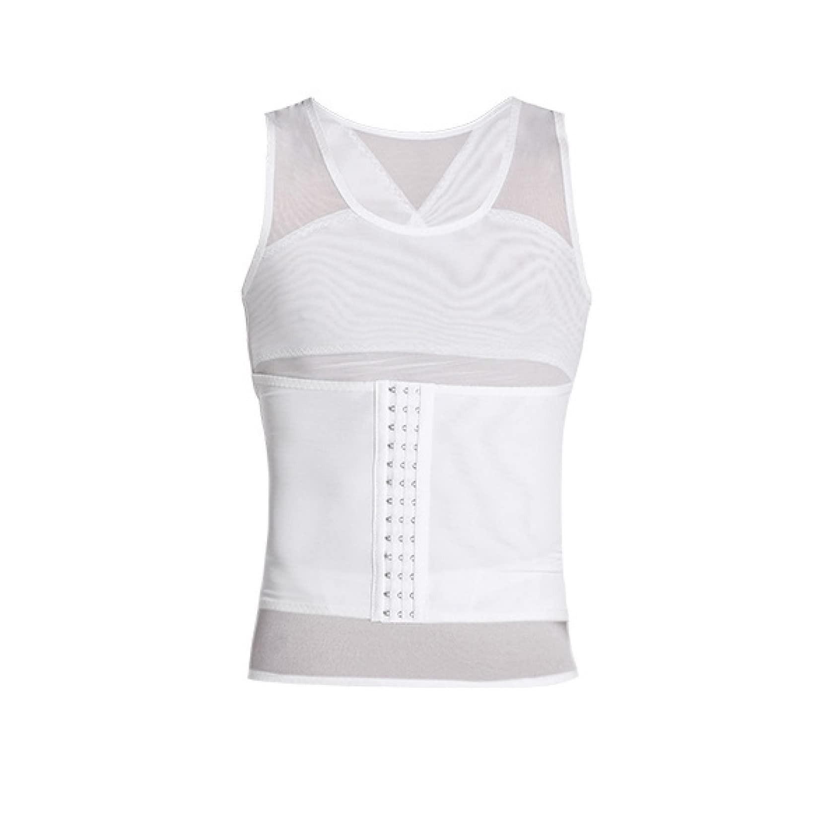 Hoxekle Men's Waist Trimmer Vest - Breathable Slimming Body Shaper, Gym Workout Abdomen Compression Shirt for Body Shaping & Weight Loss - Perfect for Fitness Training, Postpartum Recovery & Daily Wear