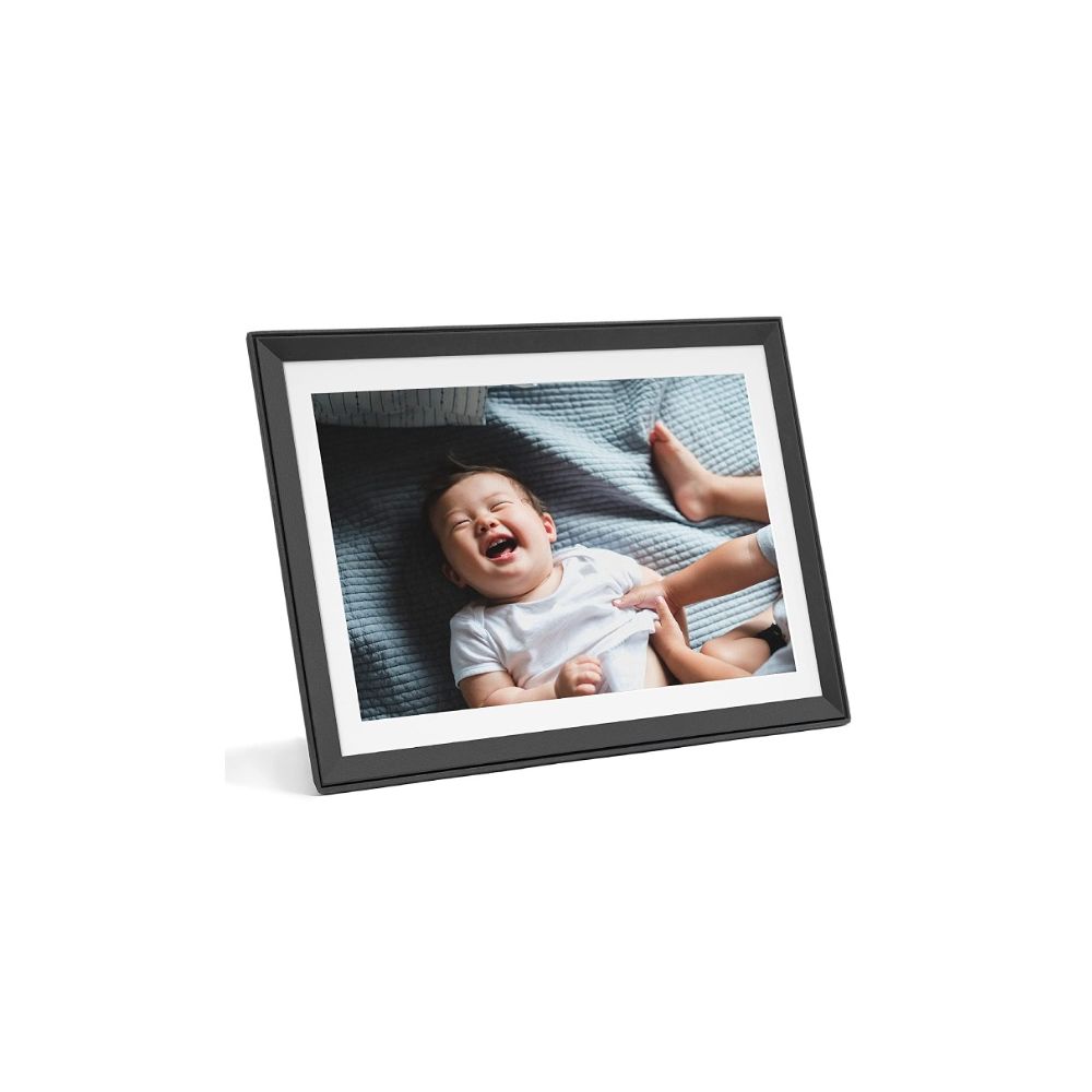 Aura AFSC22 MAT Cooper Charcoal & White Digital Picture Frame - Display Family Photos in Living Room & Bedroom