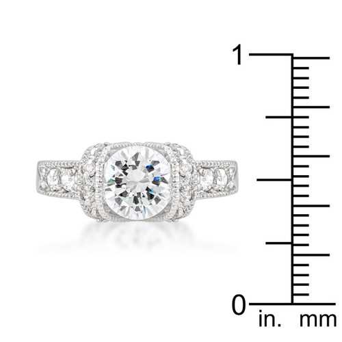 Exquisite Tension Set Engagement Ring - 14K White Gold Diamond Wedding Band for Women | Perfect for Proposals, Anniversaries & Romantic Occasions