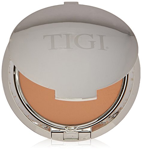 TIGI Powder Foundation for Women - Lightweight, Oil-Control, 0.37oz | Matte Finish Makeup for Oily Skin | Perfect for Daily Wear & Touch-Ups