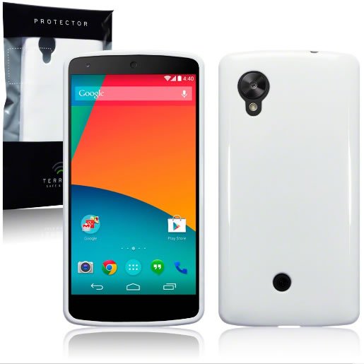 Google Nexus 5 Gel Skin Case - Shockproof & Anti-Slip Protective Cover - Perfect for Everyday Use, Travel & Outdoor Activities (Black)