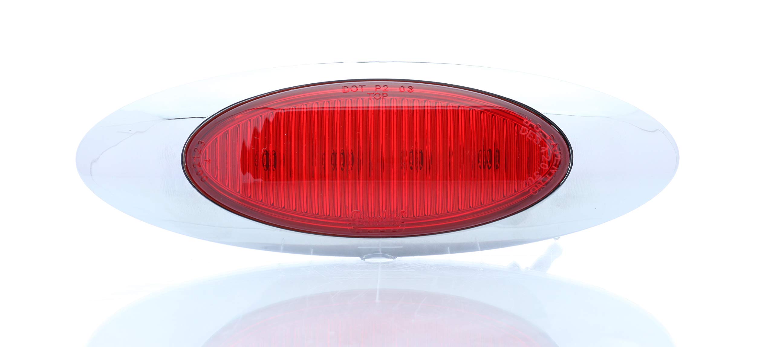 Optronics 00212337P 6.5 Inch Sealed LED Marker and Clearance Light Kit - Red - Perfect for Trucks, Trailers, and Commercial Vehicles