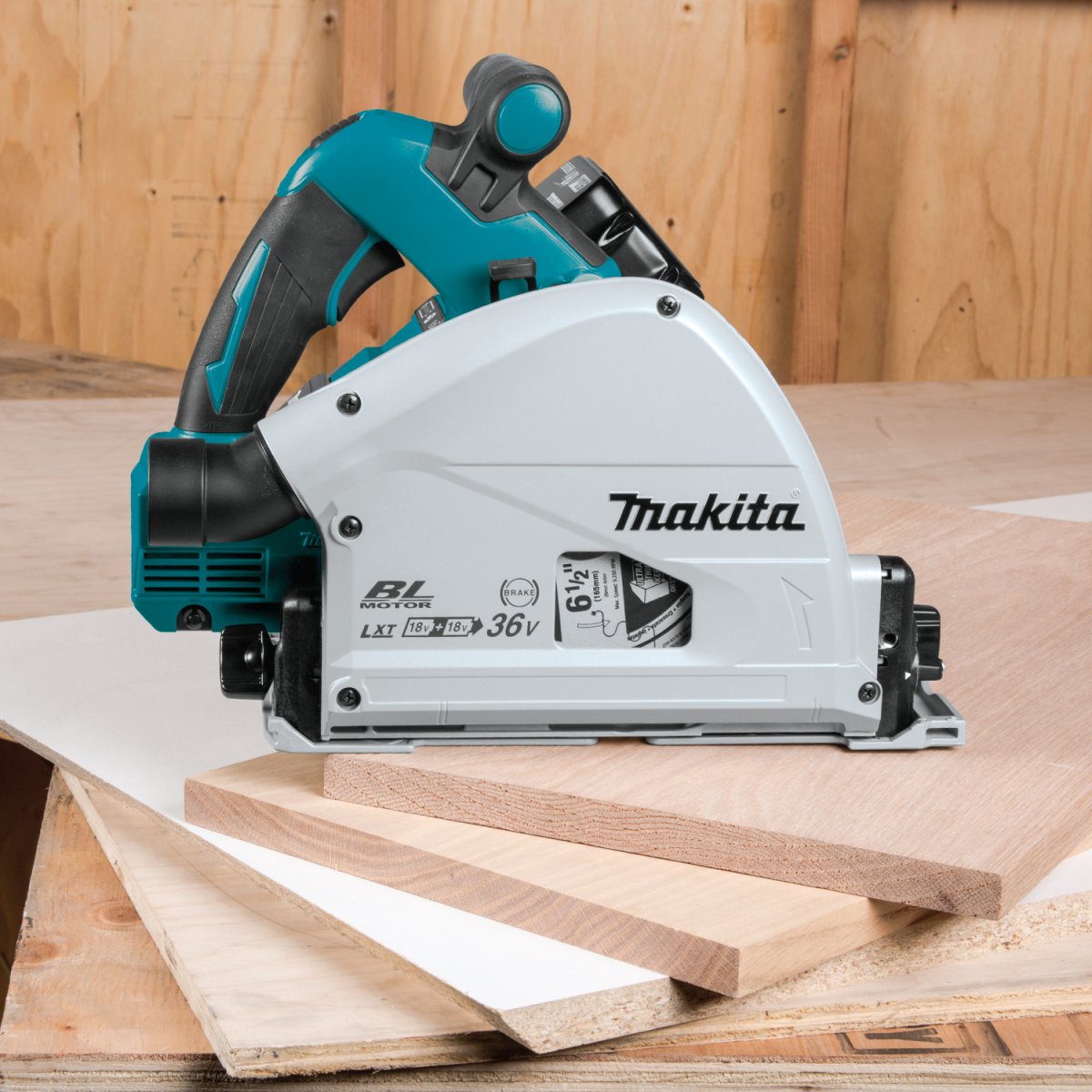 36V (18V X2) LXT® Brushless Cordless Plunge Circular Saw - 6-1/2 Inch Blade, Powerful Cutting for Woodworking, Framing & DIY Projects