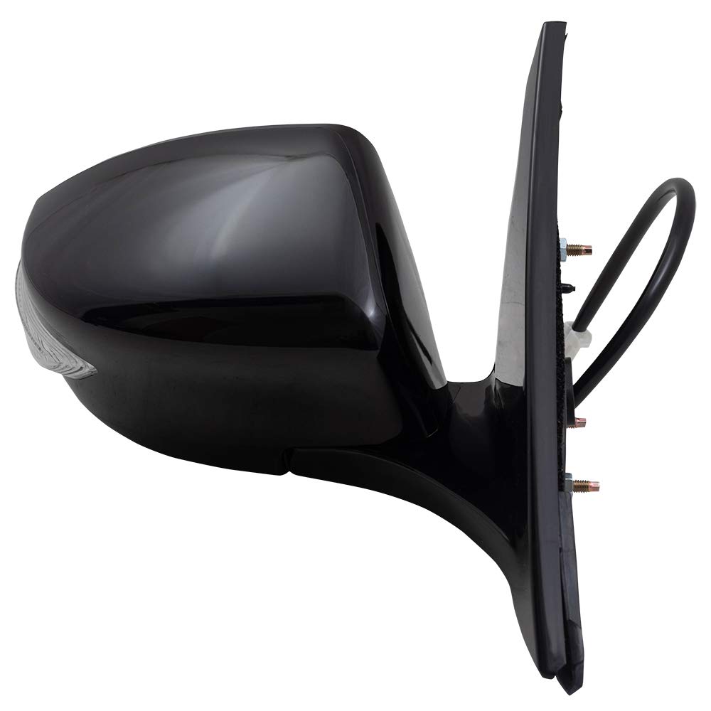 Replacement Power Side Mirrors for 2016-2018 Nissan Maxima - Heated with Turn Signal - Driver & Passenger Set (Part #96302-9DD1C & 96301-9DD1C) - Perfect for Winter Driving and Enhanced Safety