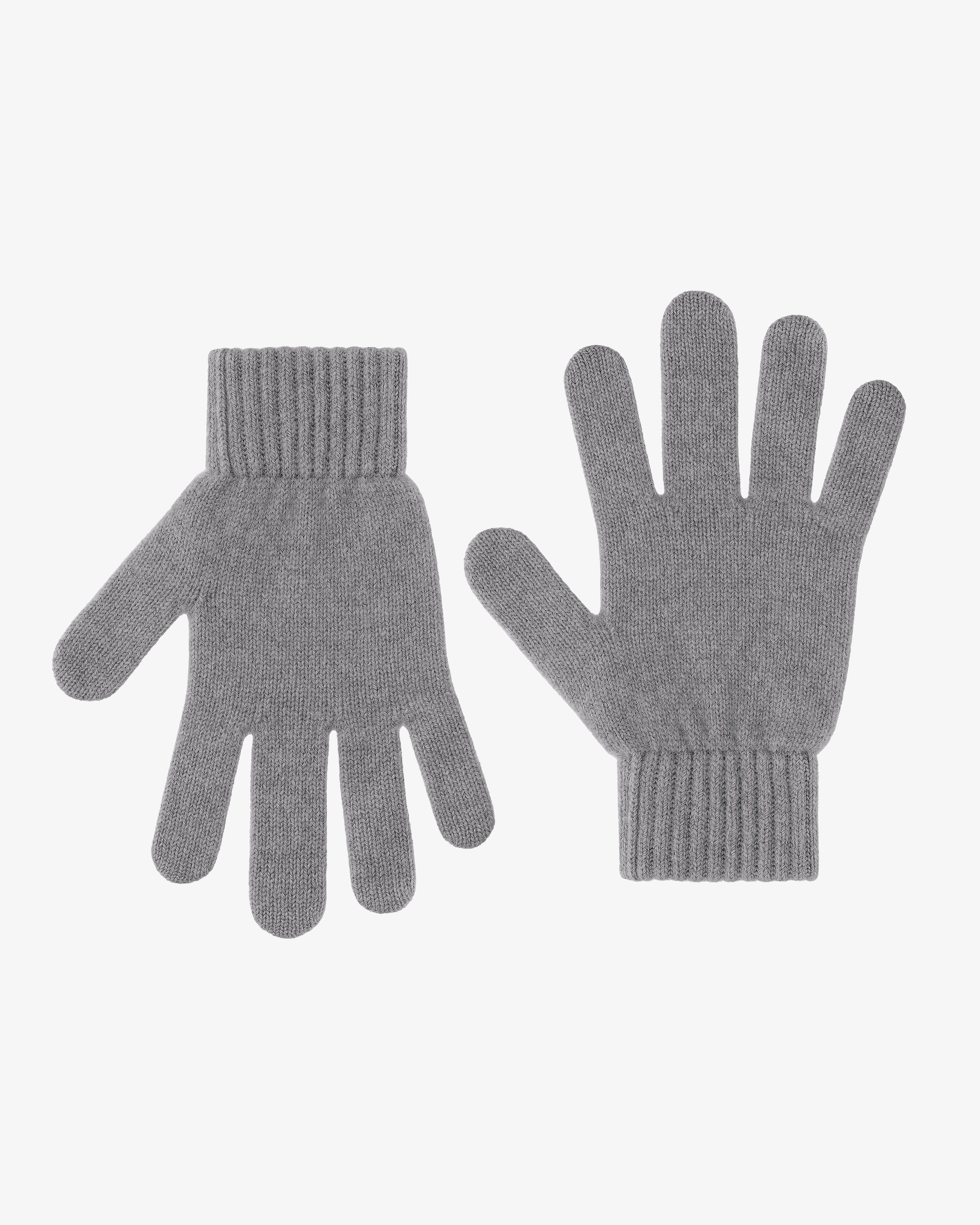 Premium Merino Wool Gloves for Men & Women - Soft & Warm Heather Grey Winter Gloves - Perfect for Skiing, Hiking & Outdoor Activities