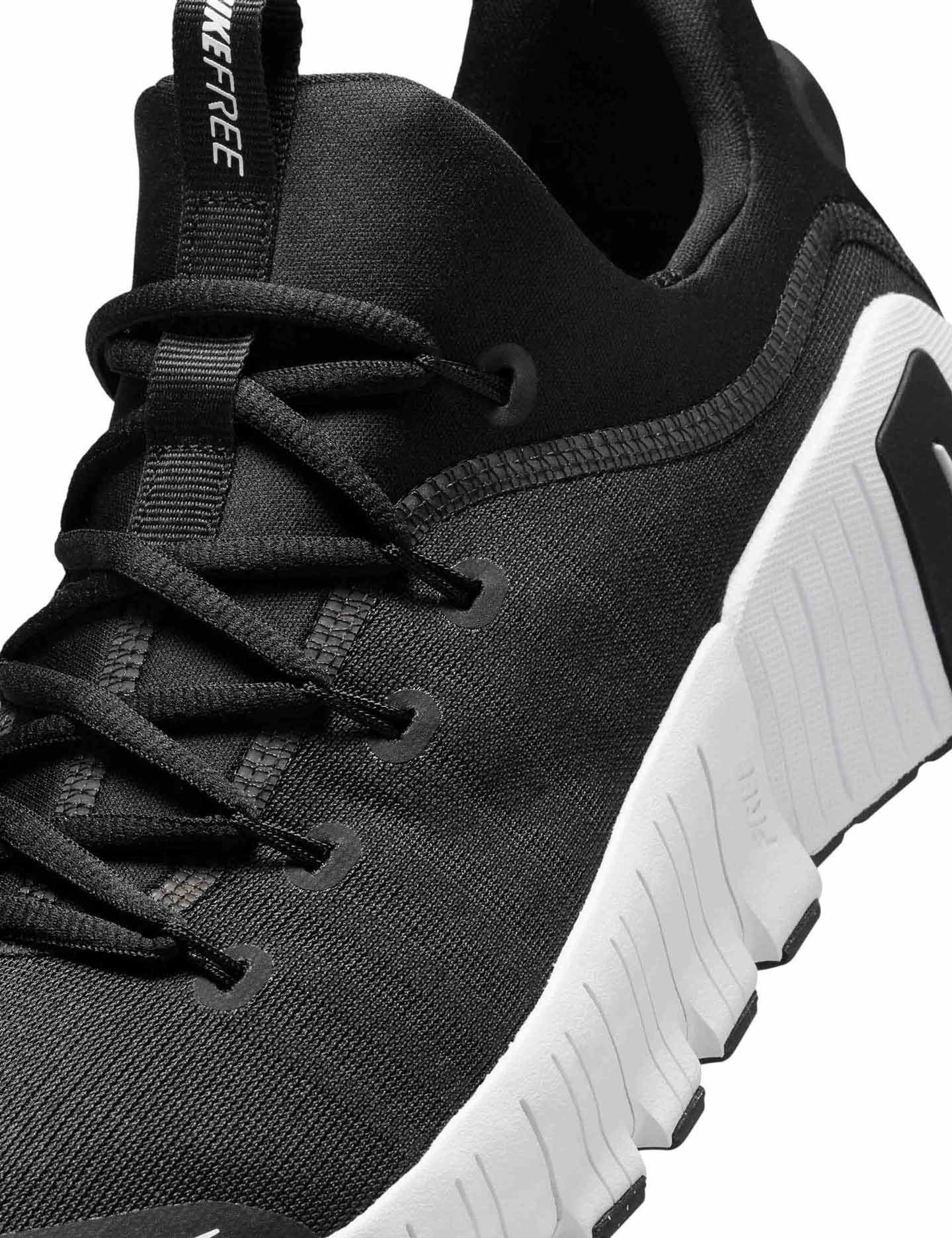Nike Free Metcon 6 Training Shoes - Black/White for CrossFit, Gym & Weightlifting Workouts