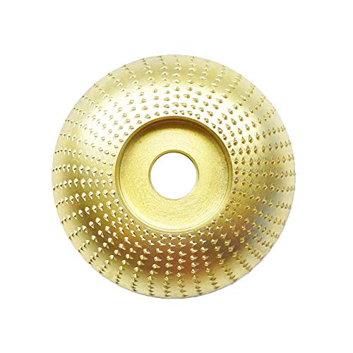 Angle Grinder Polishing Disc 110 22mm - Wood Grinding Wheel, Shaping & Carving Tool with Bevel/Flat/Arc Edges - Abrasive Tool for Woodworking, DIY Projects & Furniture Making (Color: Arc)