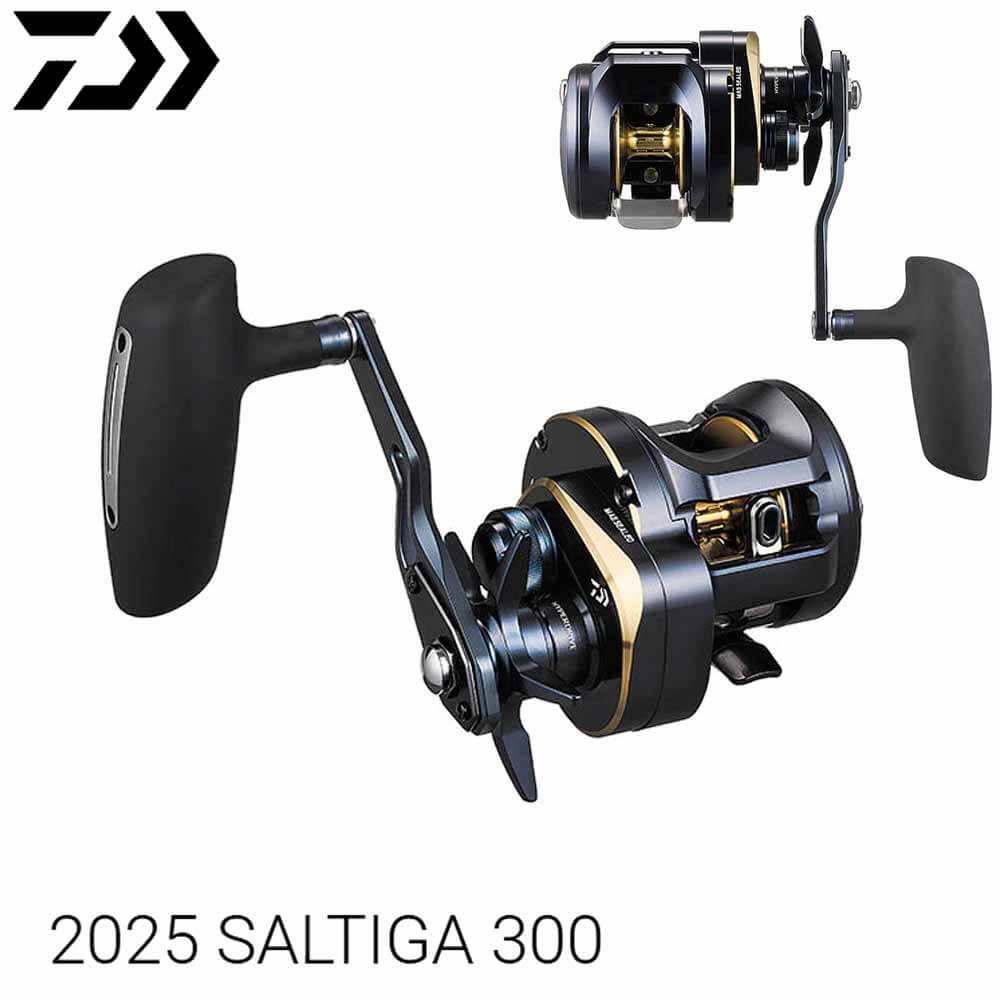 Daiwa Saltiga 300 Fishing Reel - High Performance Saltwater Spinning Reel for Offshore & Surf Fishing - Perfect for Deep Sea Fishing, Trolling & Casting