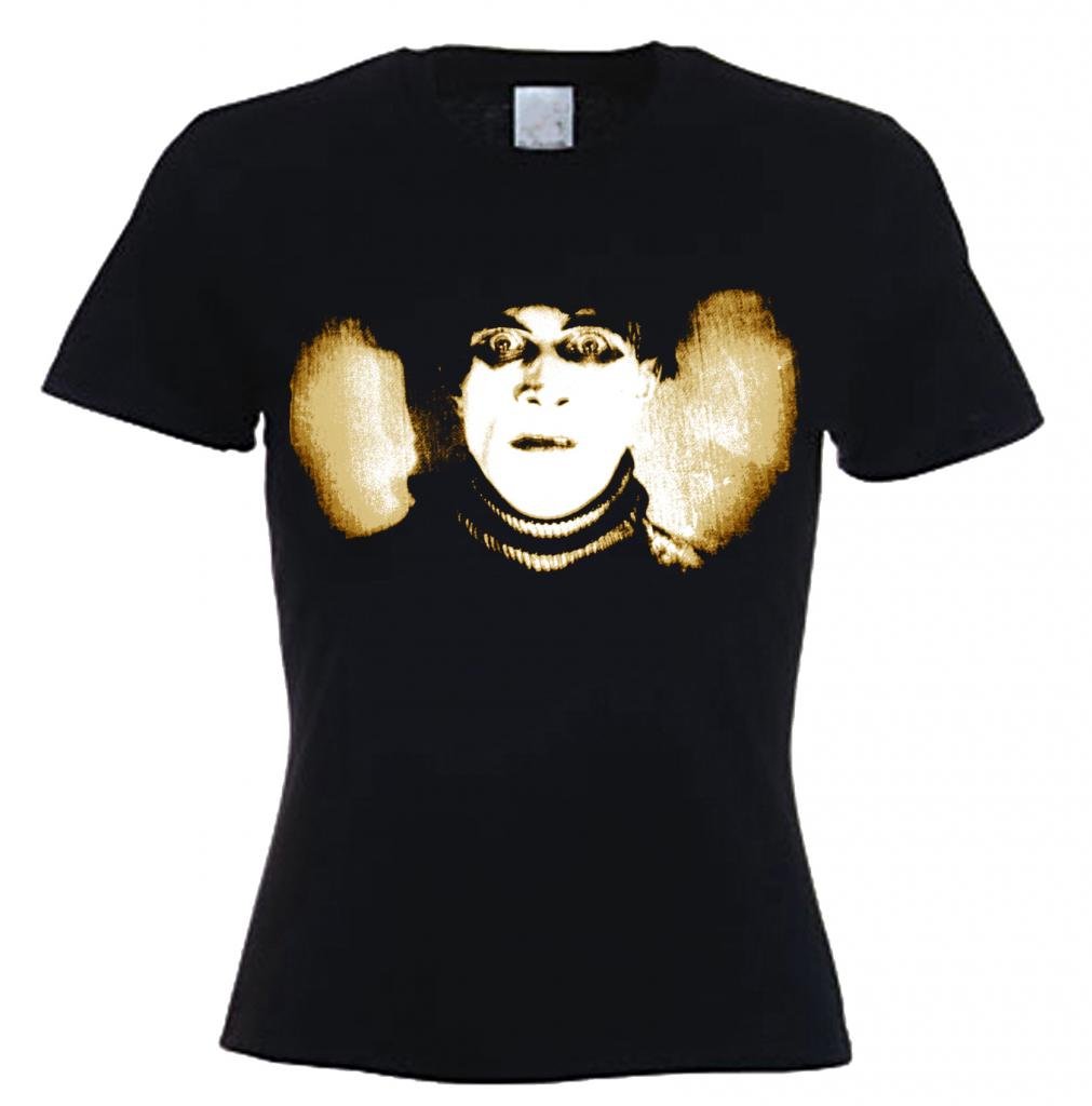 Women's Tribal The Cabinet of Dr. Caligari Graphic T-Shirt | Vintage Horror Movie Tee | Casual Wear & Cosplay Outfit