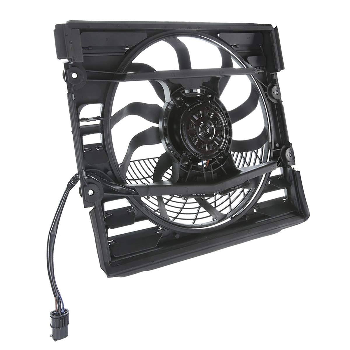 Premium BMW Engine Radiator Cooling Fan Assembly - Compatible with E38 Series 740i (1997-1998), 740iL & 750iL (1996-1998) - Replaces OEM Part# 64548380774, 64548369070 - Perfect for Engine Cooling System Repair & Maintenance