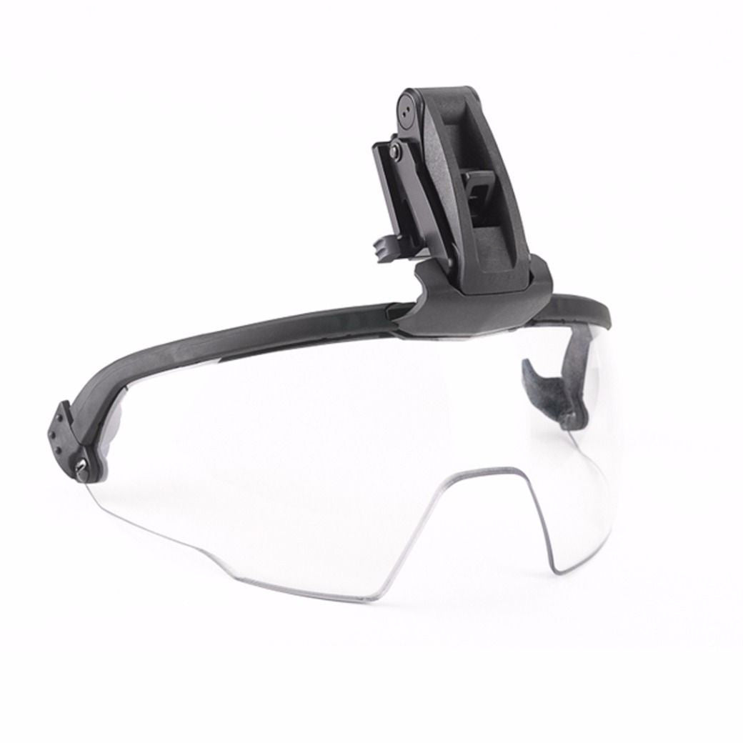 Galvion Viper Standard Visor with Clear Lens - Tactical Helmet Accessory for Military, Police & Airsoft | Enhanced Protection & Visibility for Outdoor Activities