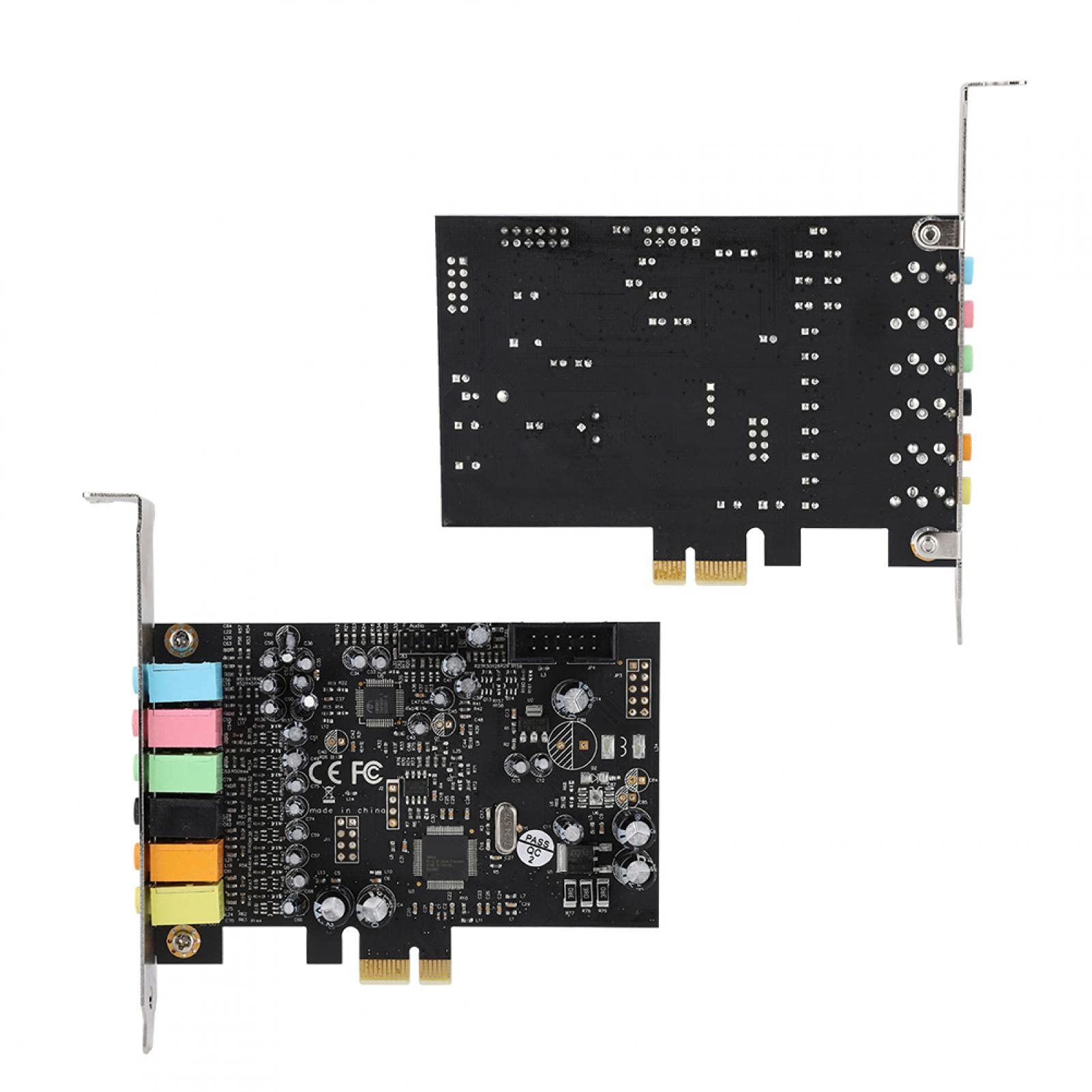 High Performance PCI-E 7.1 HiFi Sound Card for PC Desktop - Premium Audio Upgrade for Gaming, Music Production & Home Theater Systems