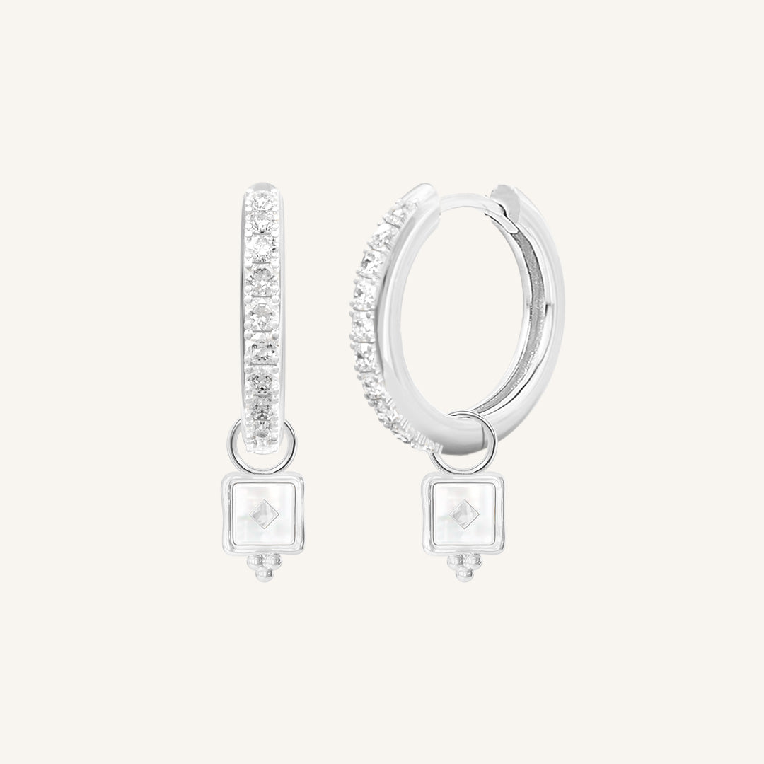 Intuition Crystal Hoop Earrings for Women - Elegant & Hypoallergenic Jewelry for Parties, Weddings & Everyday Wear