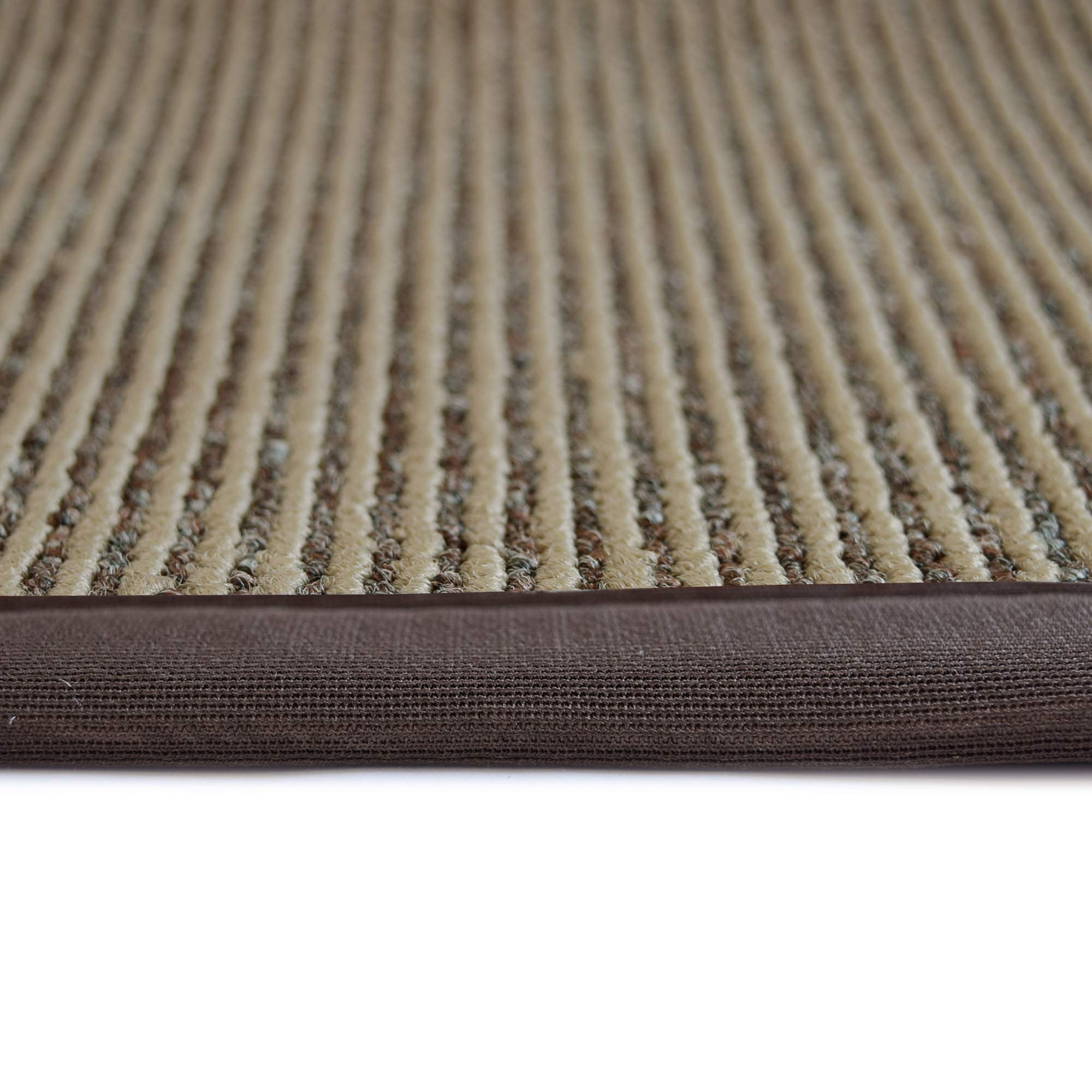 Premium Synthetic Sisal Runner Rug - Softer Than Natural Sisal, Stain Resistant & Easy to Clean - Chocolate Brown (28.5