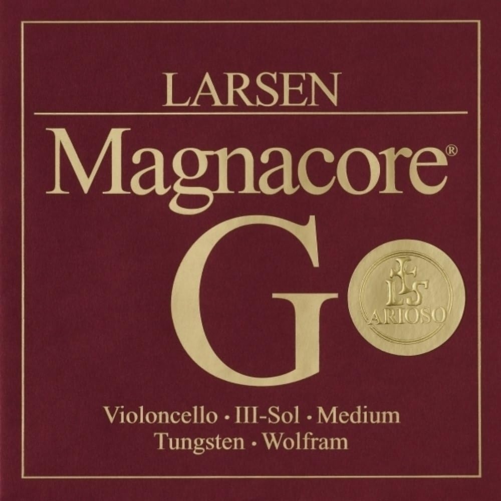 Premium LARSEN STRINGS Magnacore G Wolfram Arioso Cello Strings - Professional Quality for Concert & Studio Performance