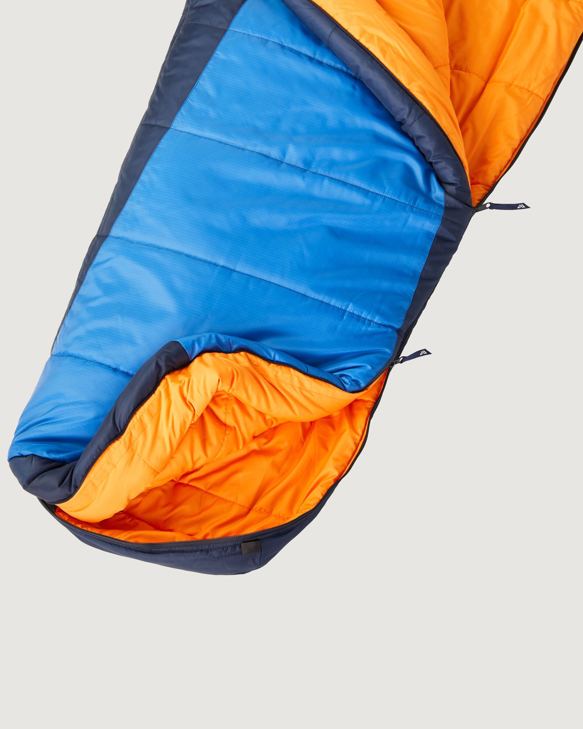 Kids' Mini Globe Sleeping Bag - Azure & Dark Blue - Perfect for Camping, Sleepovers & Indoor Adventures