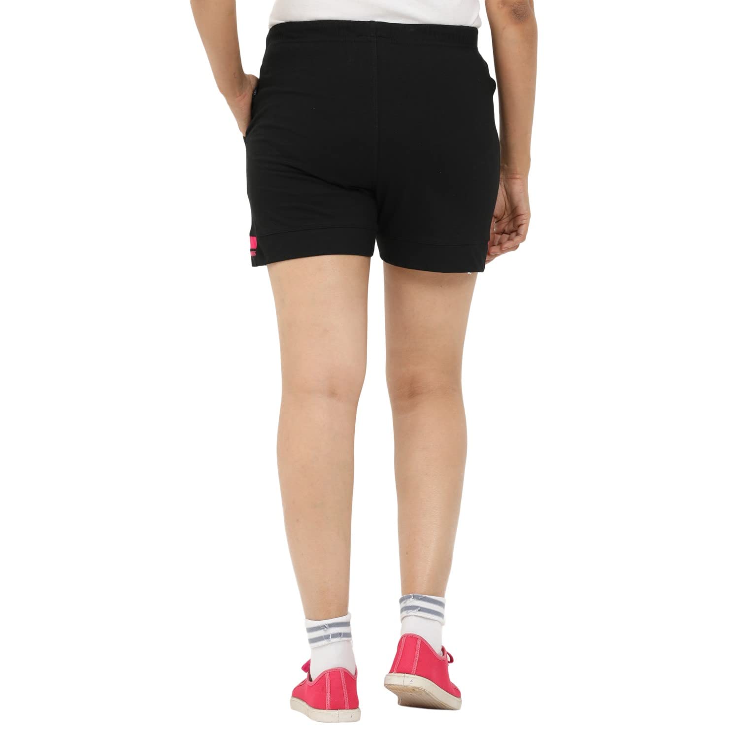 OCEAN RACE Girls Cotton Shorts with Pockets - Comfortable Regular Fit for Summer Play, Outdoor Activities & Casual Wear
