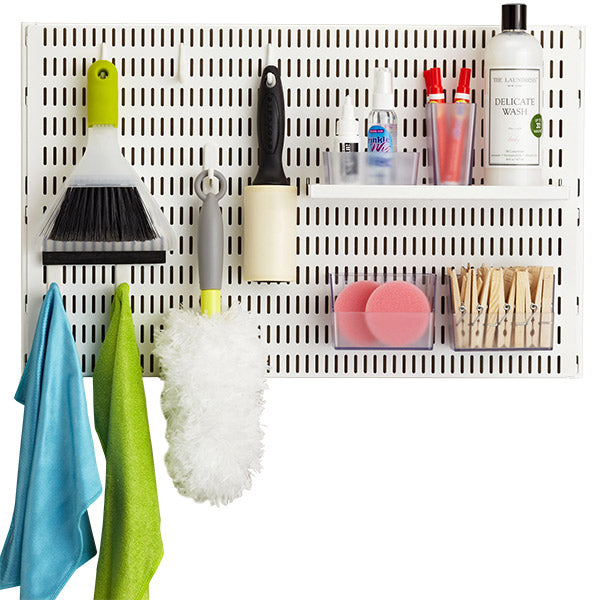 Translucent Peg Board Boxes - Various Sizes for Organizing Tools, Craft Supplies & Small Parts | Perfect for Garages, Workshops & Craft Rooms