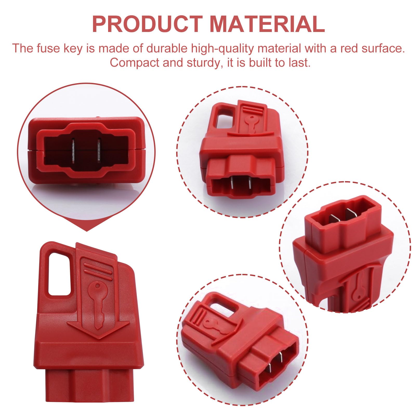 311280001 Start Key (Fuse Key) Replacement for Ryobi 40V Lawn Mower Models P1100, RY40104, RY40108, RY40109 - Compatible with Ryobi 40V Battery System | Perfect for Lawn Maintenance and Garden Care