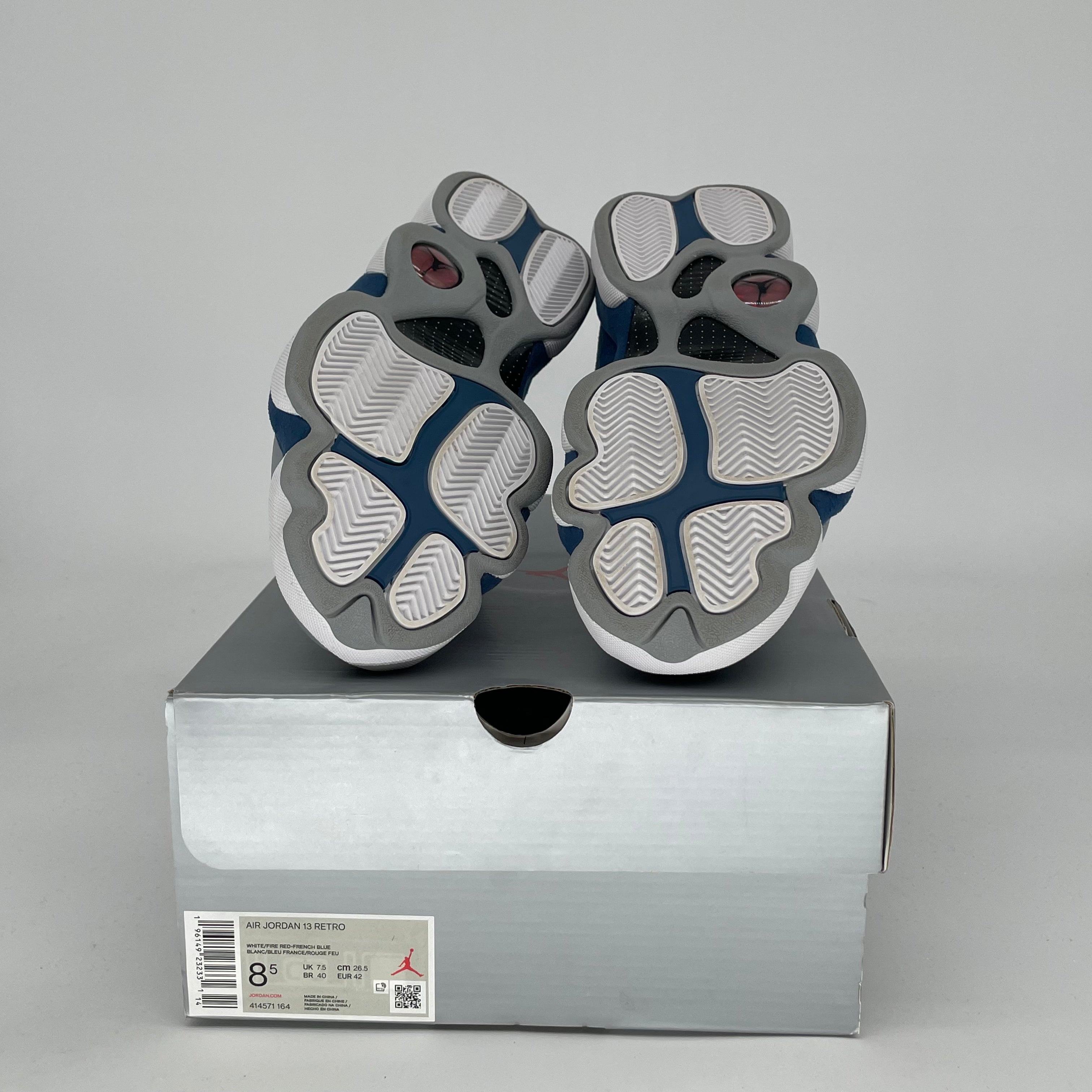 Air Jordan 13 Retro 'French Blue' Basketball Shoes - Men's Size 8.5/Women's Size 10 (Style Code: 414571-164) - Perfect for Streetwear & Court Performance
